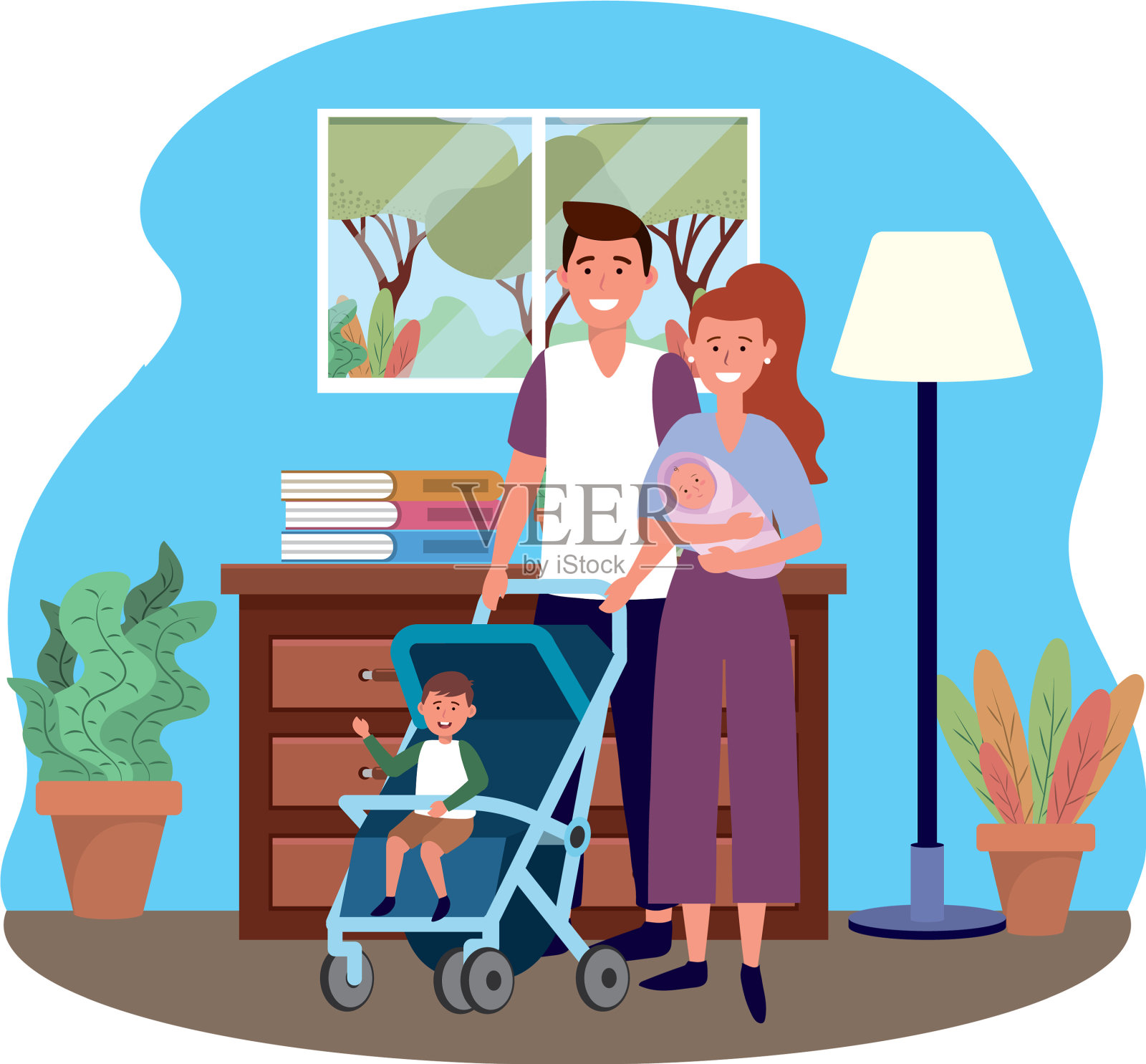 伴随bacarriage设计元素图片