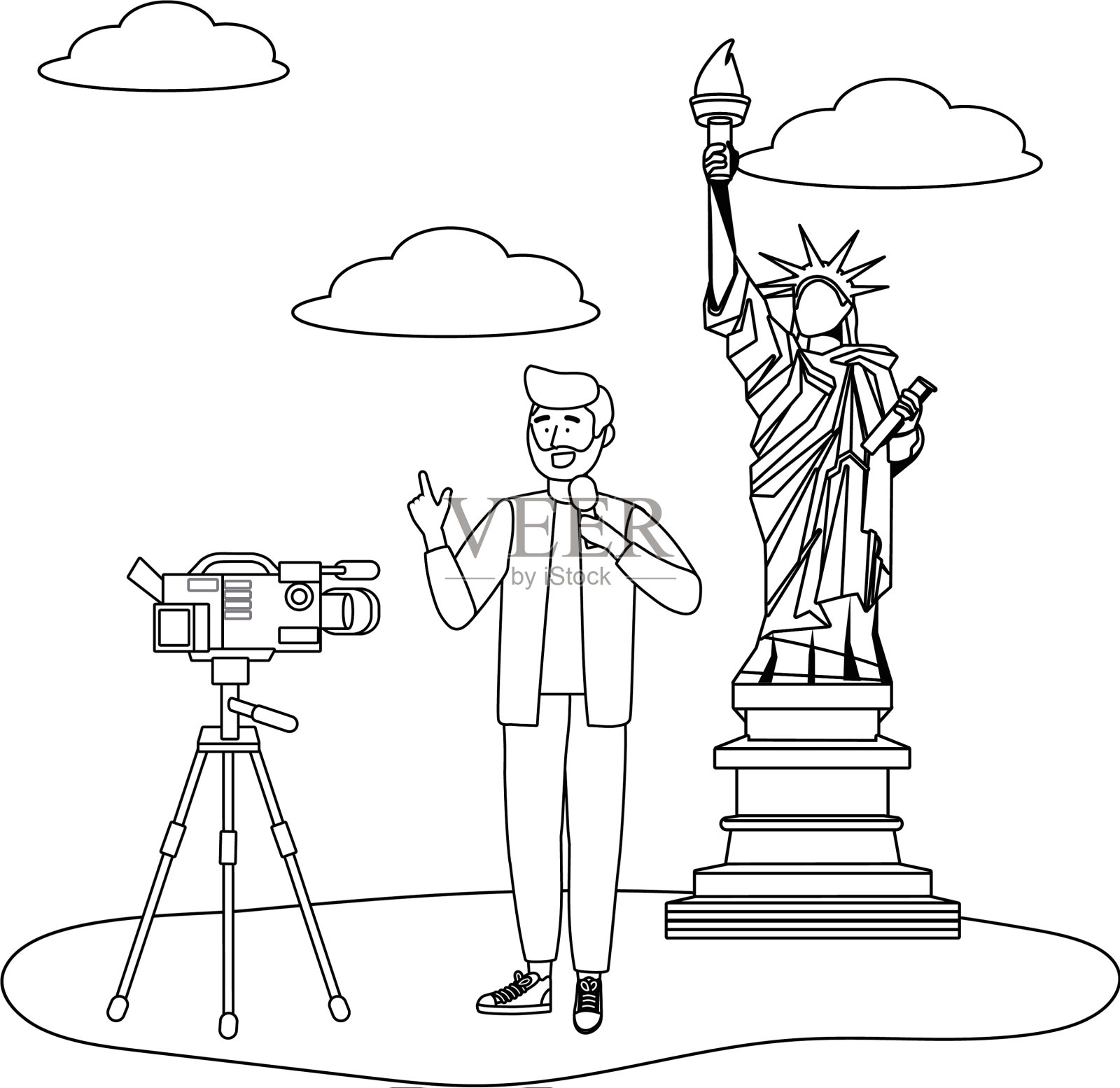 广播报道设计设计元素图片