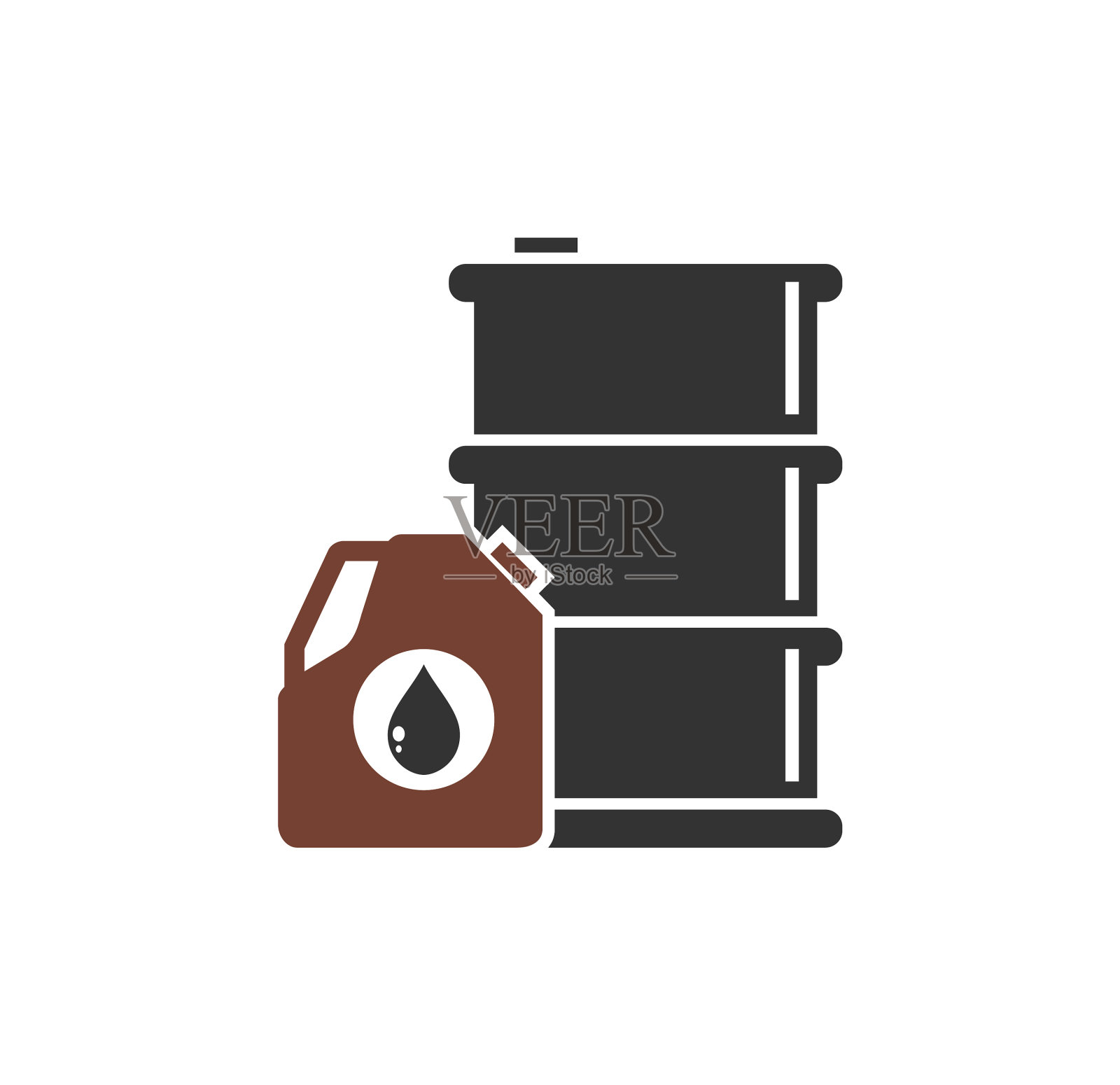 油桶相关图标的背景图形图标素材