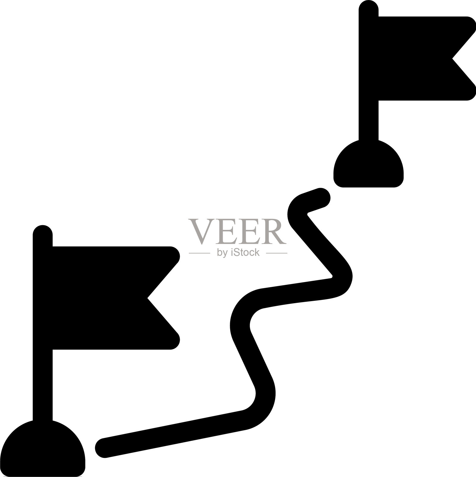 里程碑图标素材