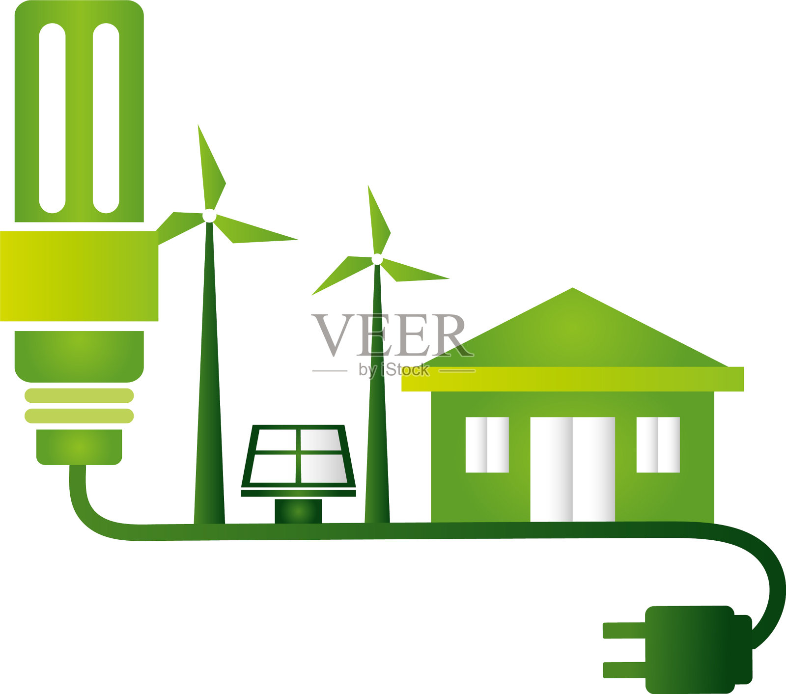 生态友好的环境设计元素图片