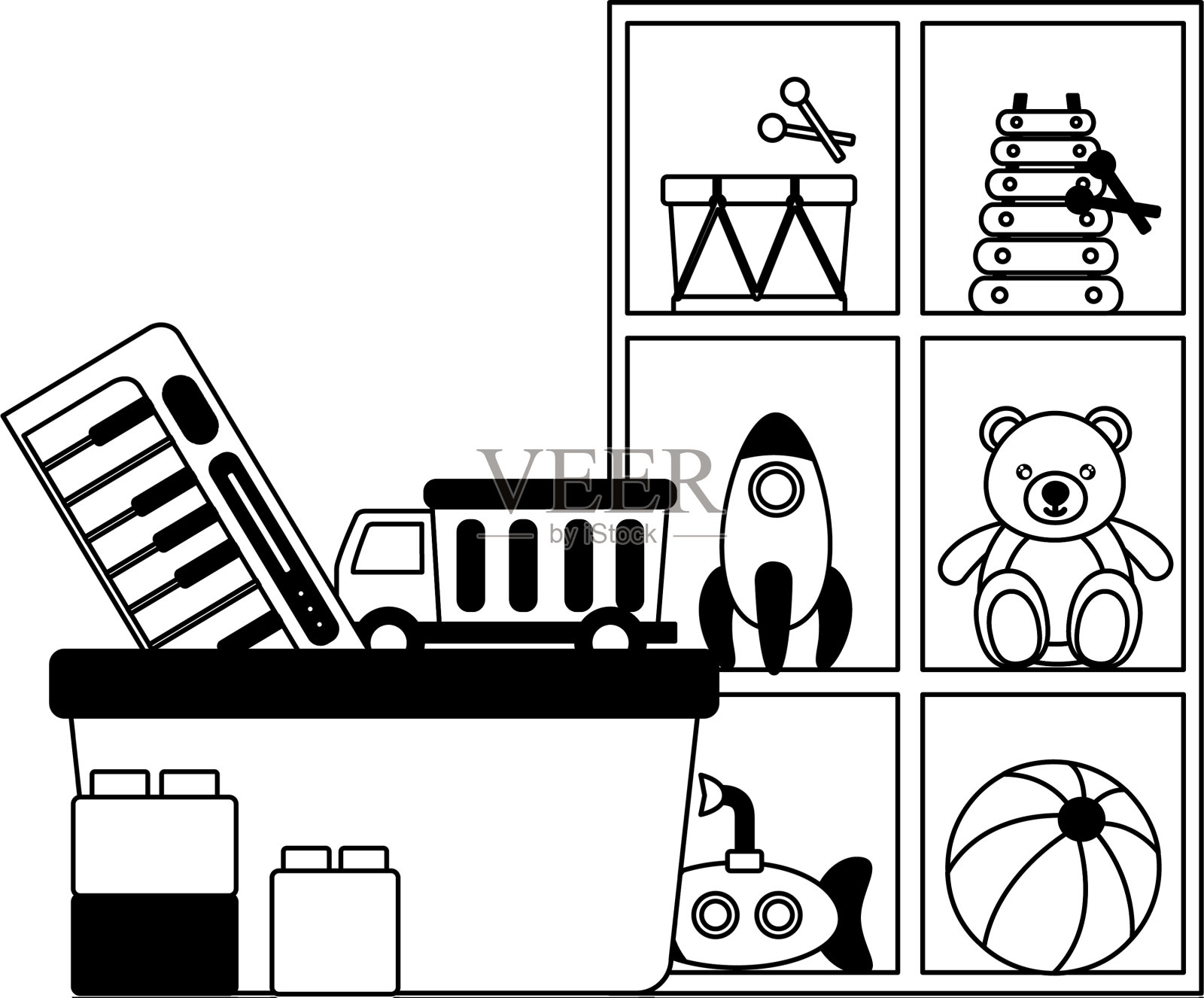 儿童玩具设计设计元素图片