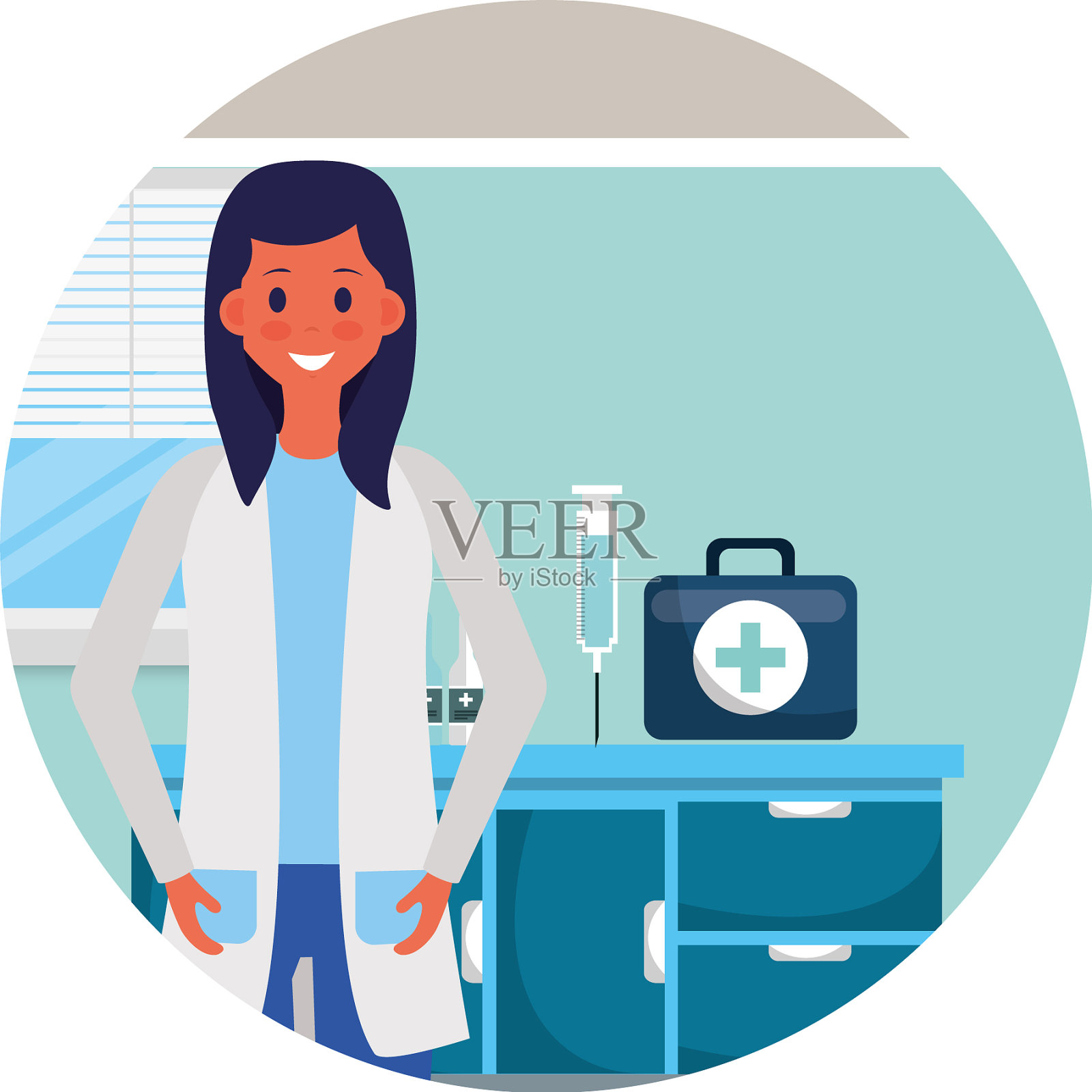 人物性格咨询室设计元素图片