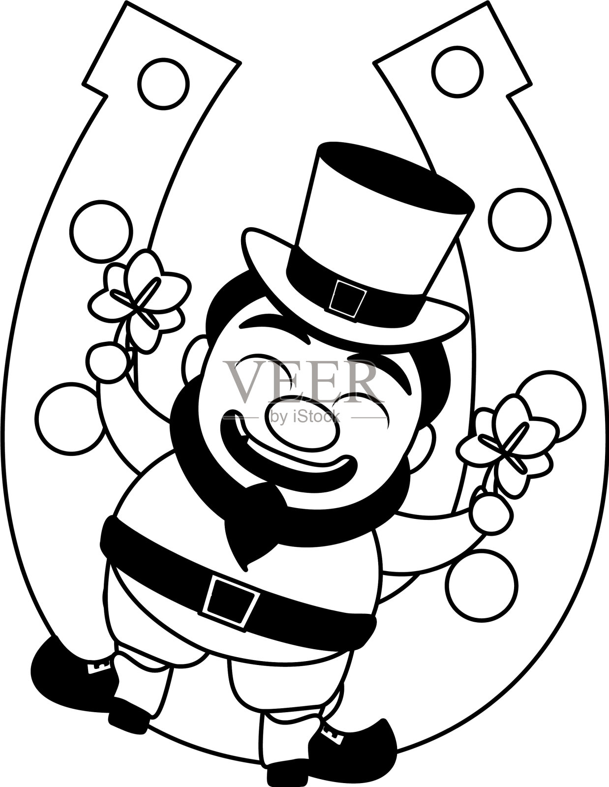 圣帕特里克节快乐设计元素图片