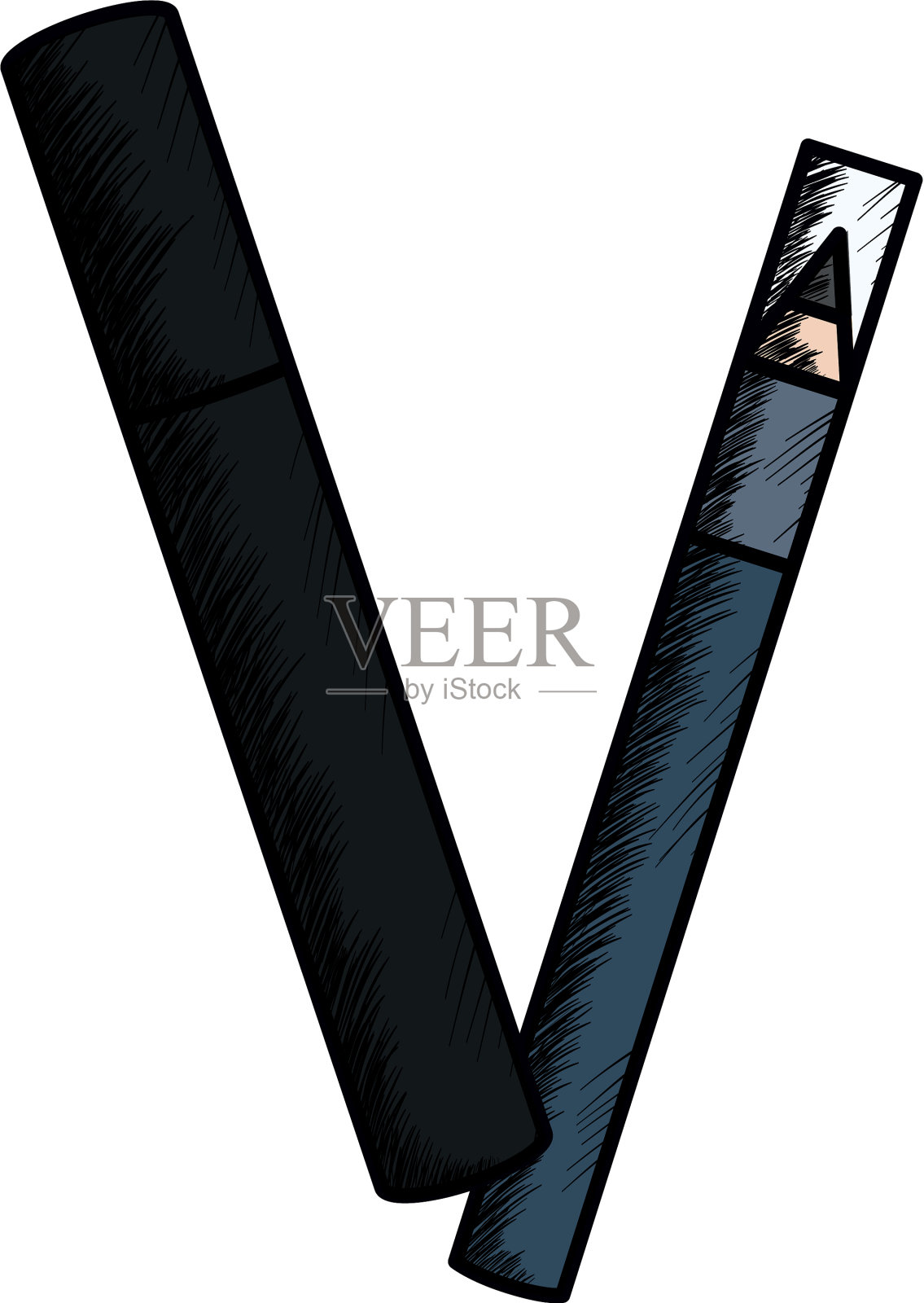 眉笔化妆画图标设计元素图片