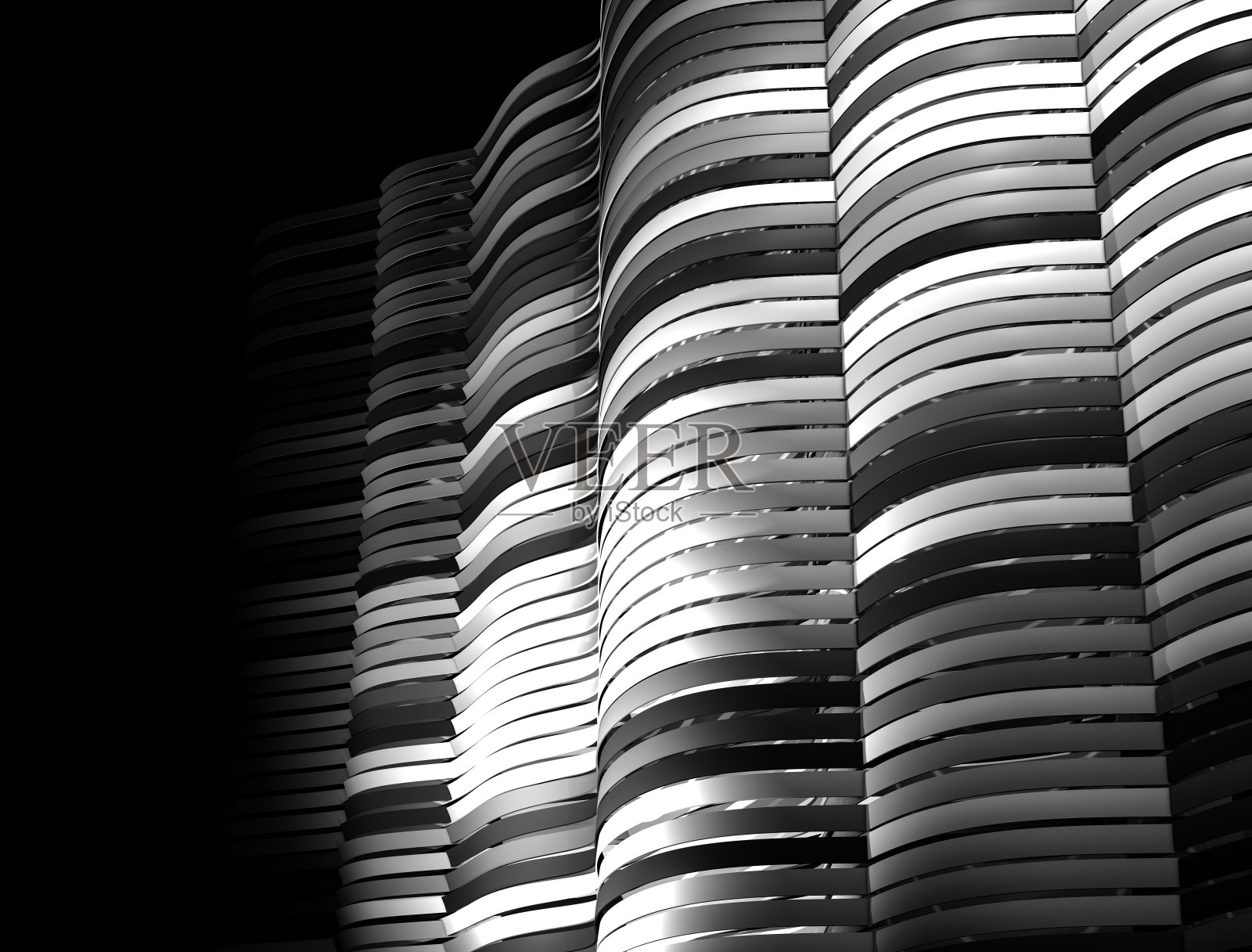 彩色波段抽象背景面照片摄影图片