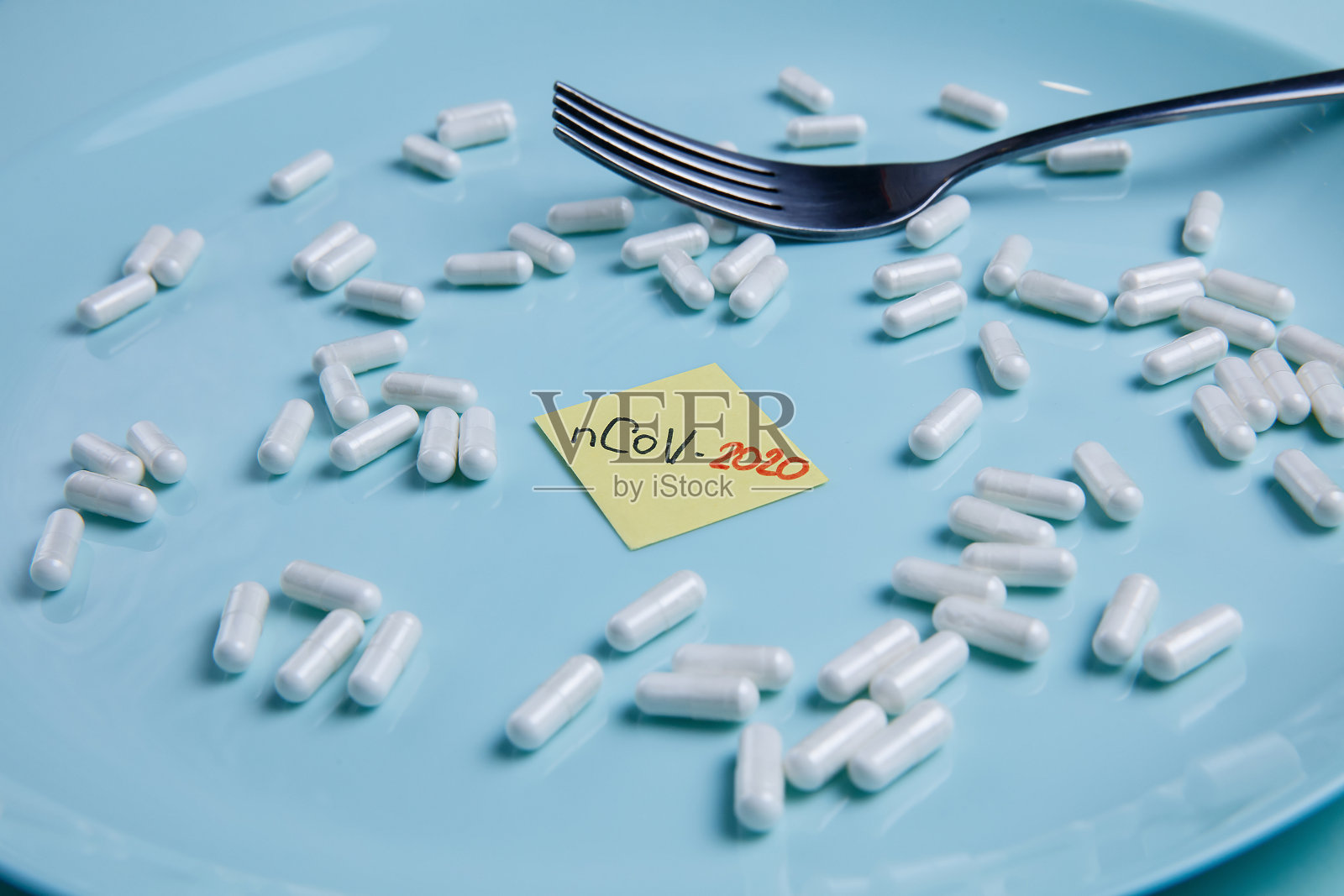 抗COVID-19病毒的药物照片摄影图片