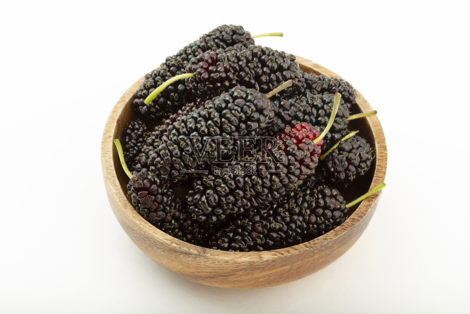 新鲜和成熟的桑葚背景照片摄影图片