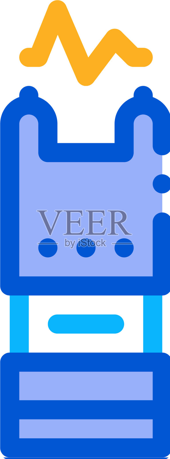 惊人的电击图标轮廓图标素材