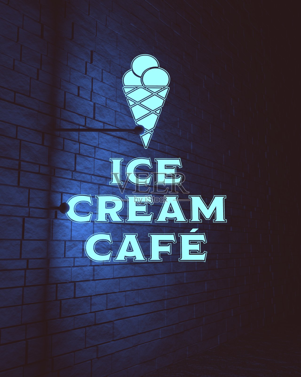 冰淇淋会徽照片摄影图片