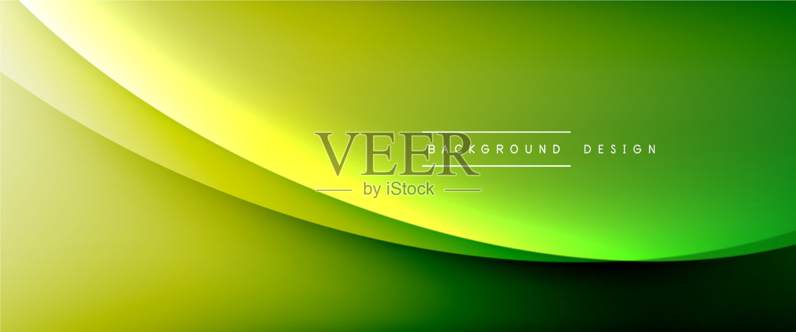 波浪液体风格的线条与阴影和灯光插画图片素材