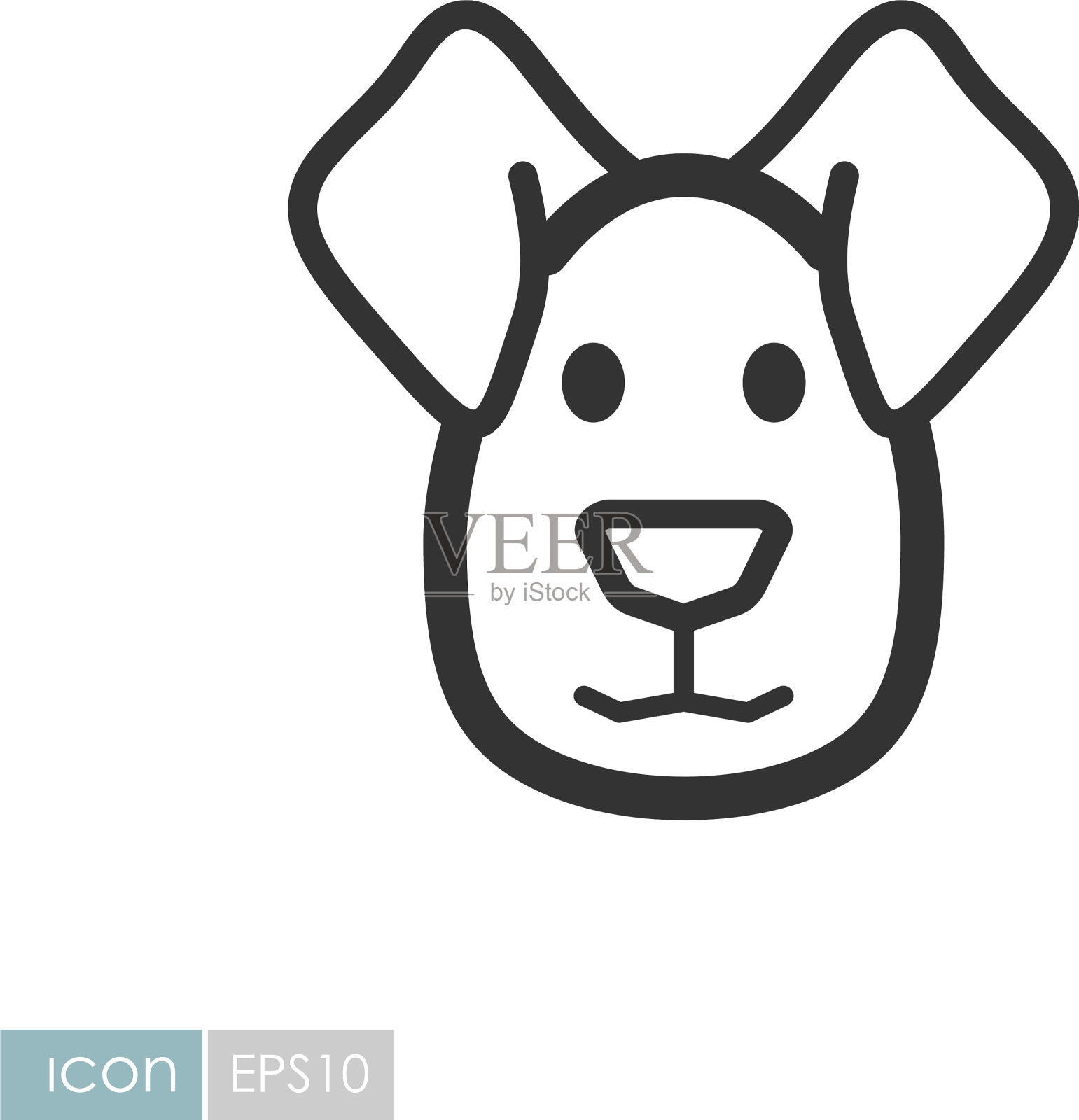 狗图标农场动物图标素材