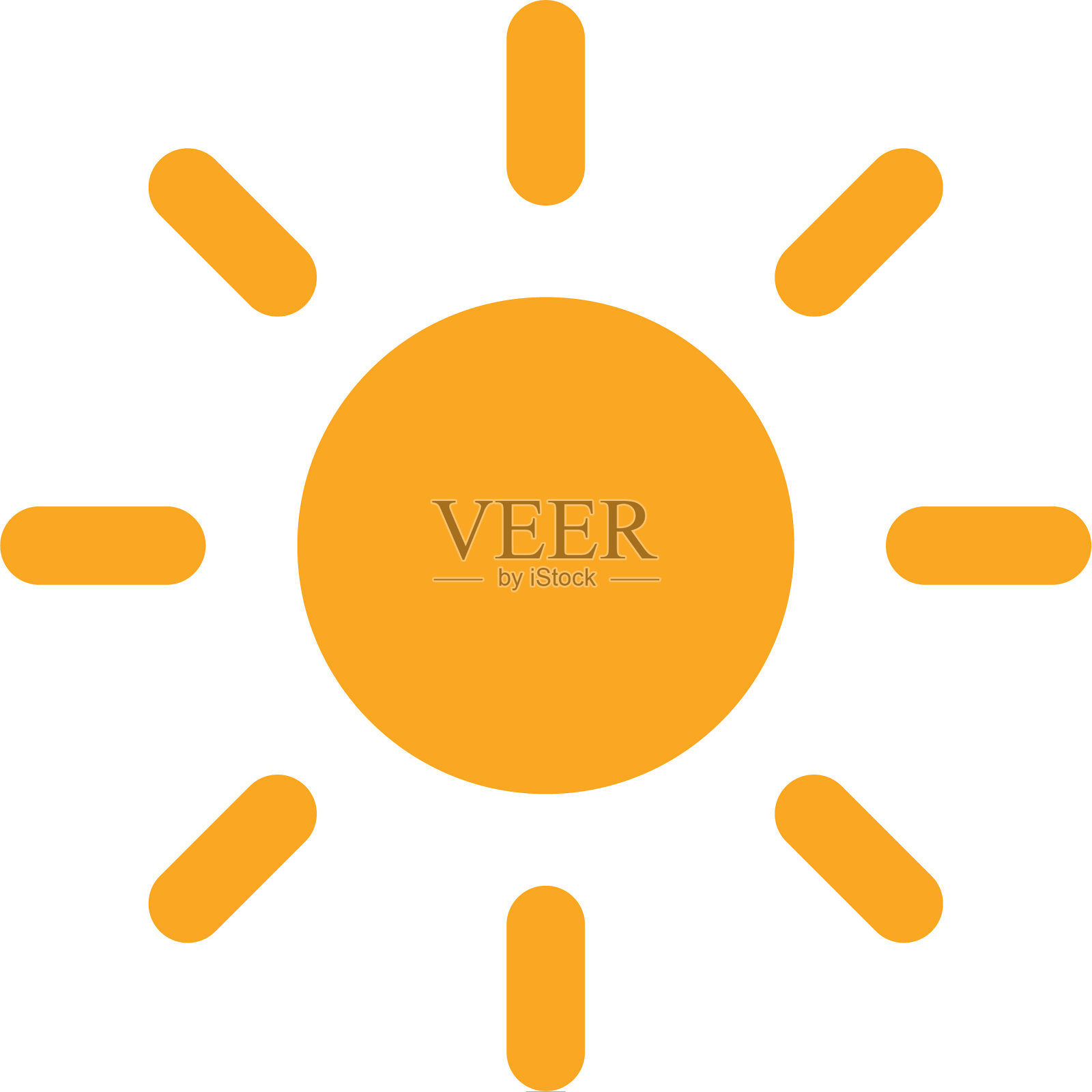 太阳插图标志图标插画图片素材