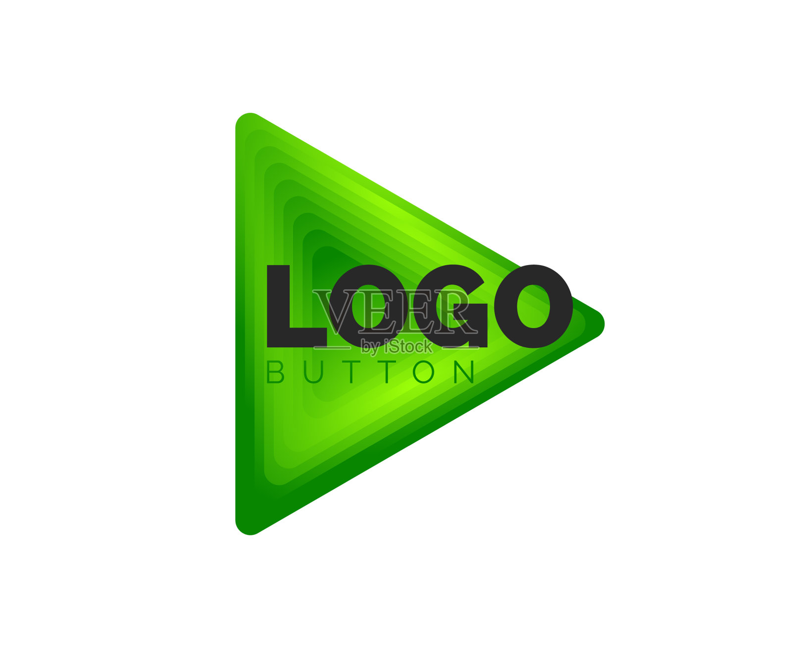 三角形图标几何标志模板最小图标素材