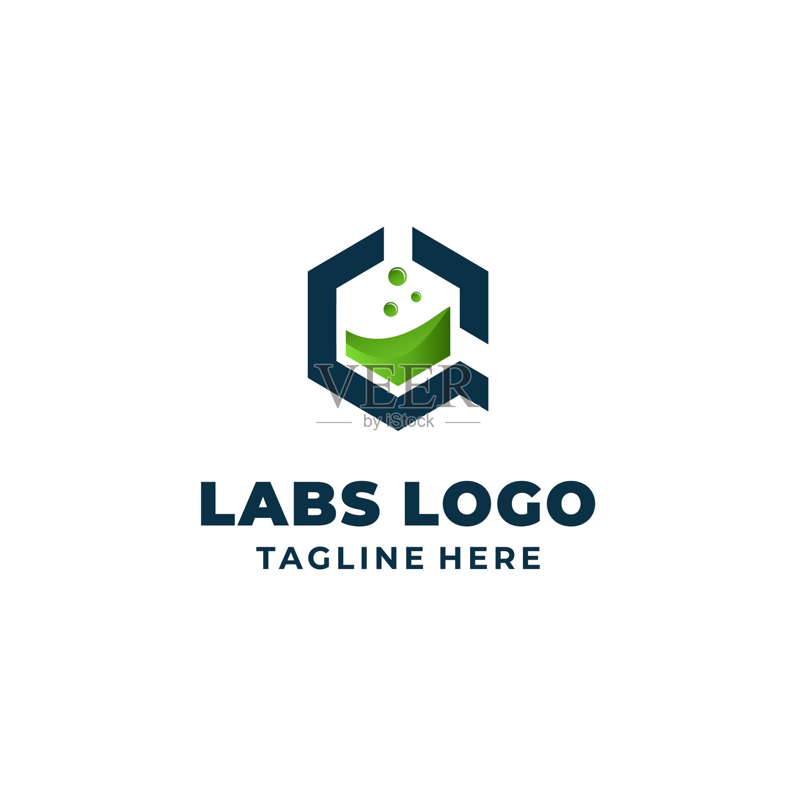现代实验室标志设计模板设计模板素材