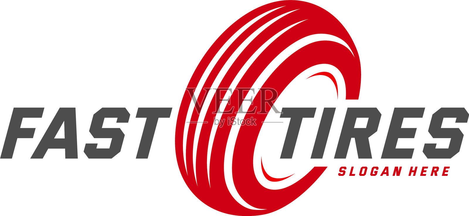 快速轮胎标志图标设计模板插画图片素材