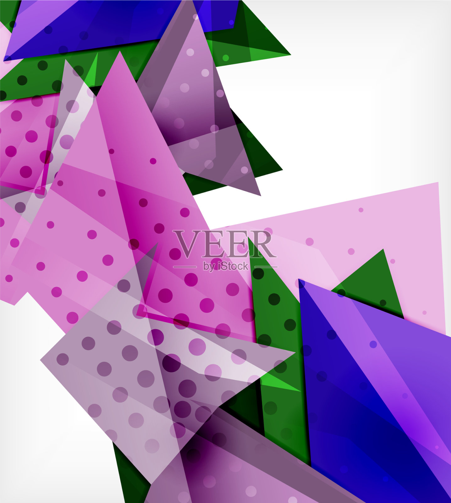 现代折纸卡片现代折纸设计元素插画图片素材