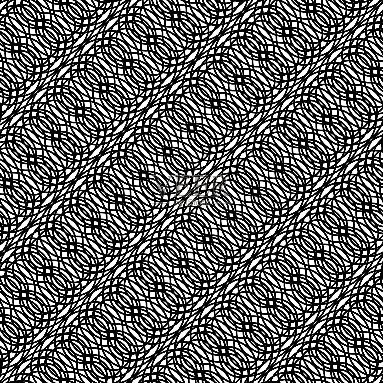 设计无缝单色光栅图案插画图片素材