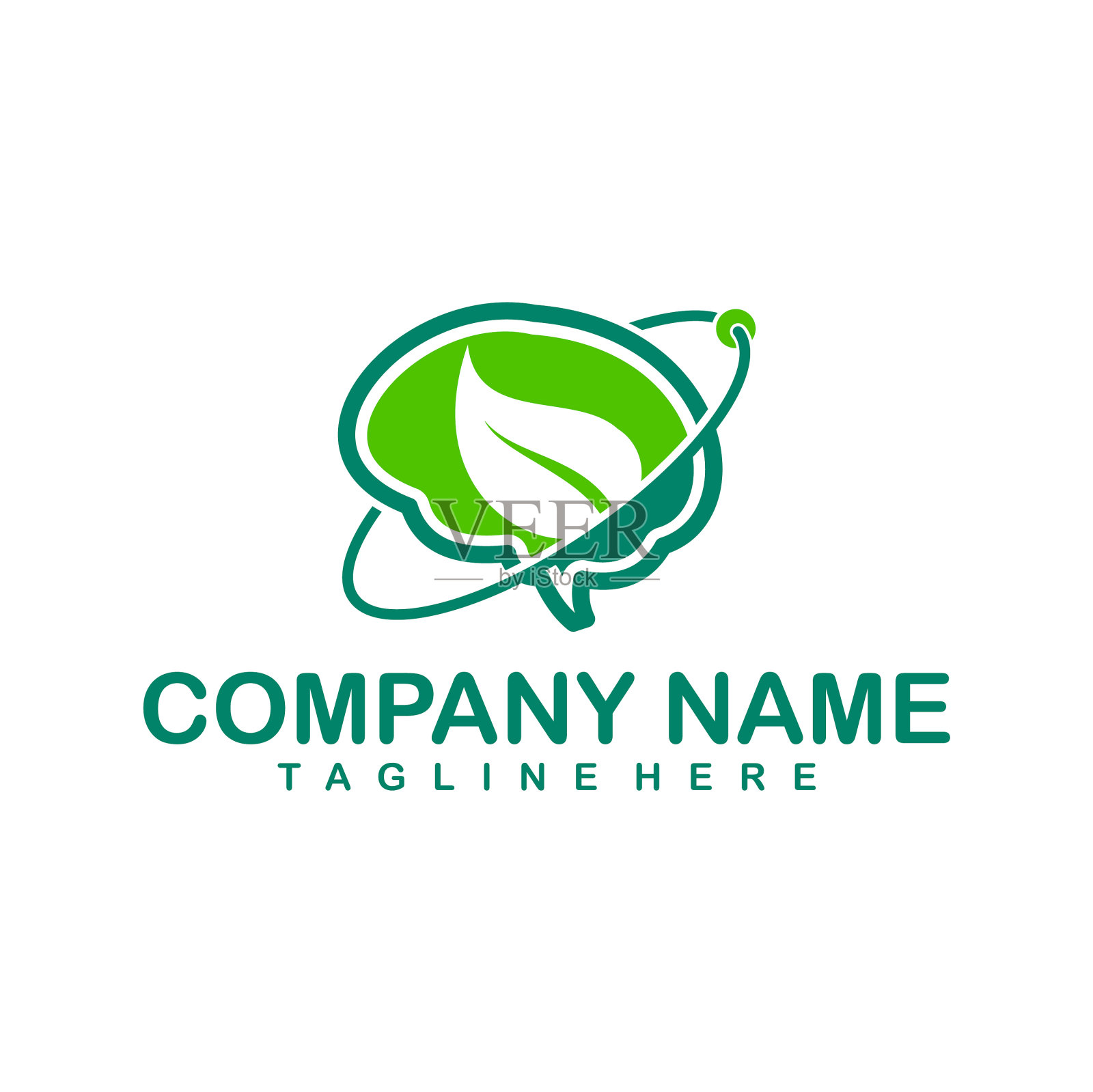 连通点线脑标志模板思考思路插画图片素材