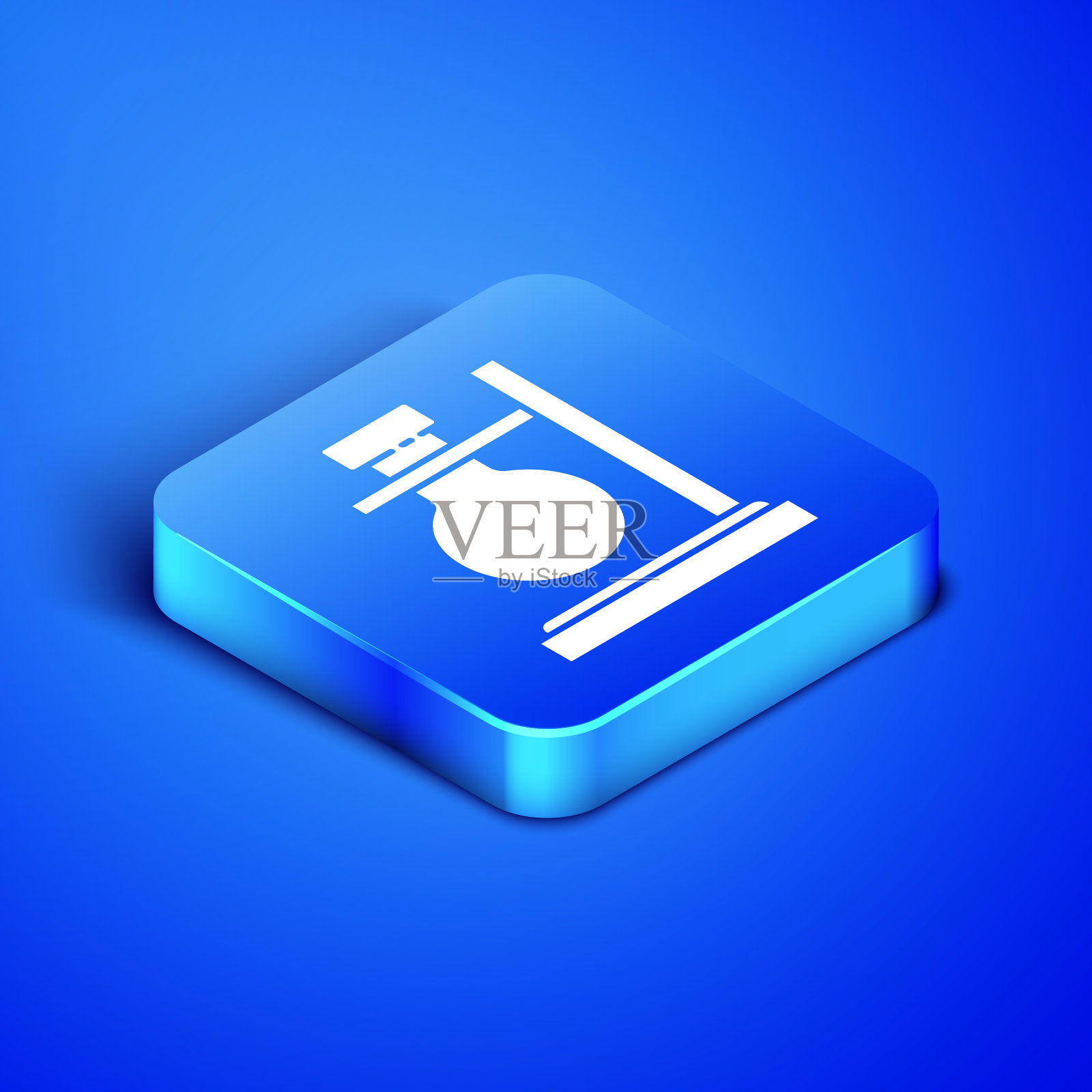 支架上的等距玻璃试管烧瓶图标图标素材