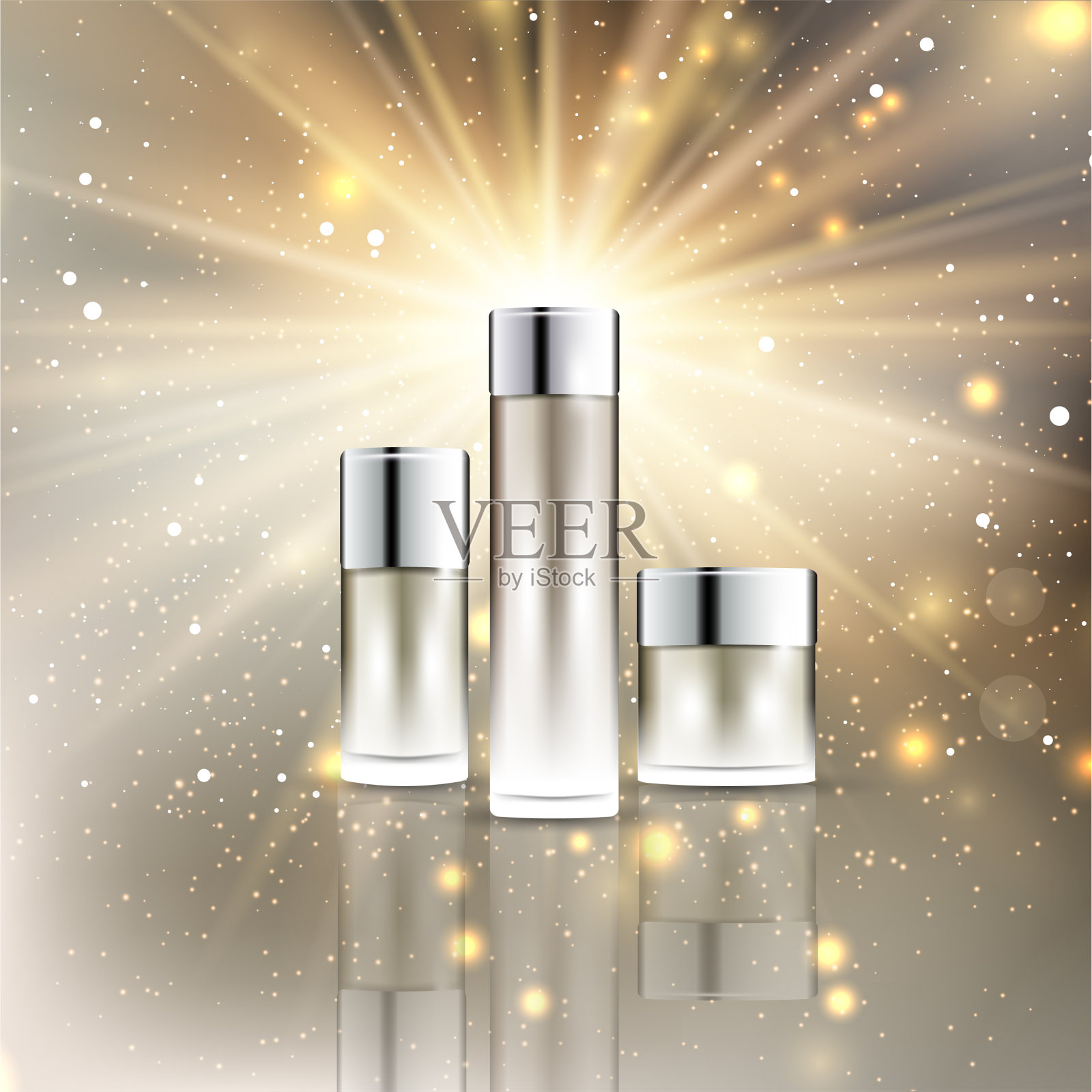 各种化妆品包装插画图片素材