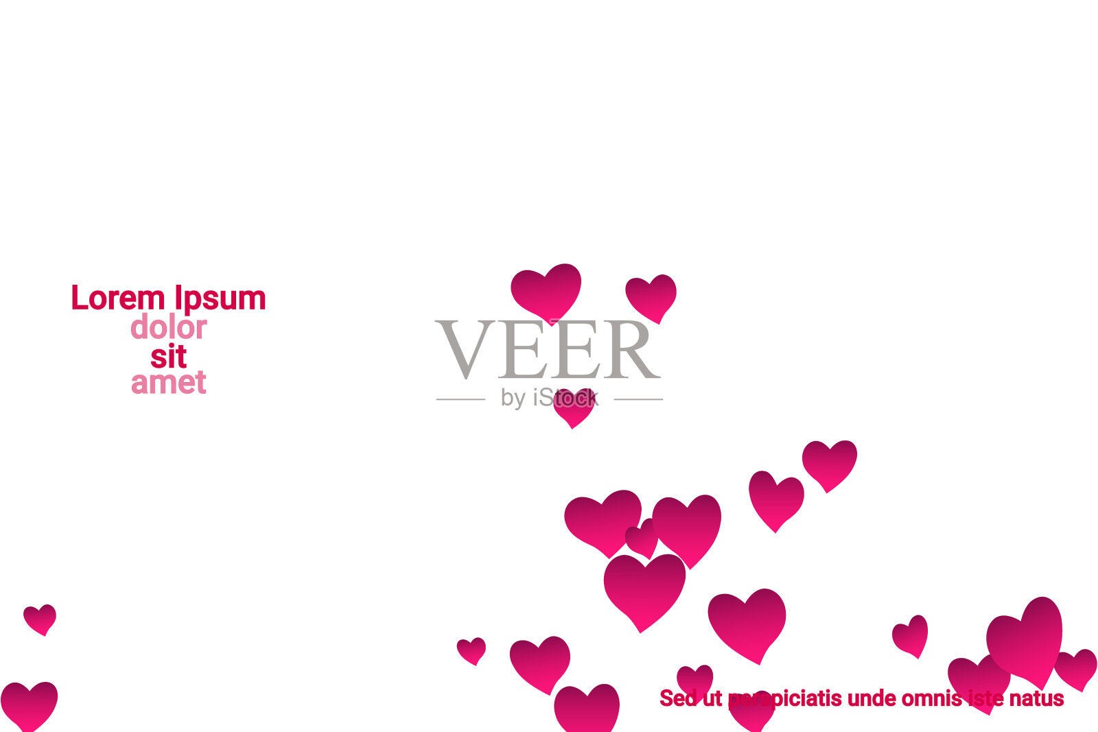 情人节的背景插画图片素材