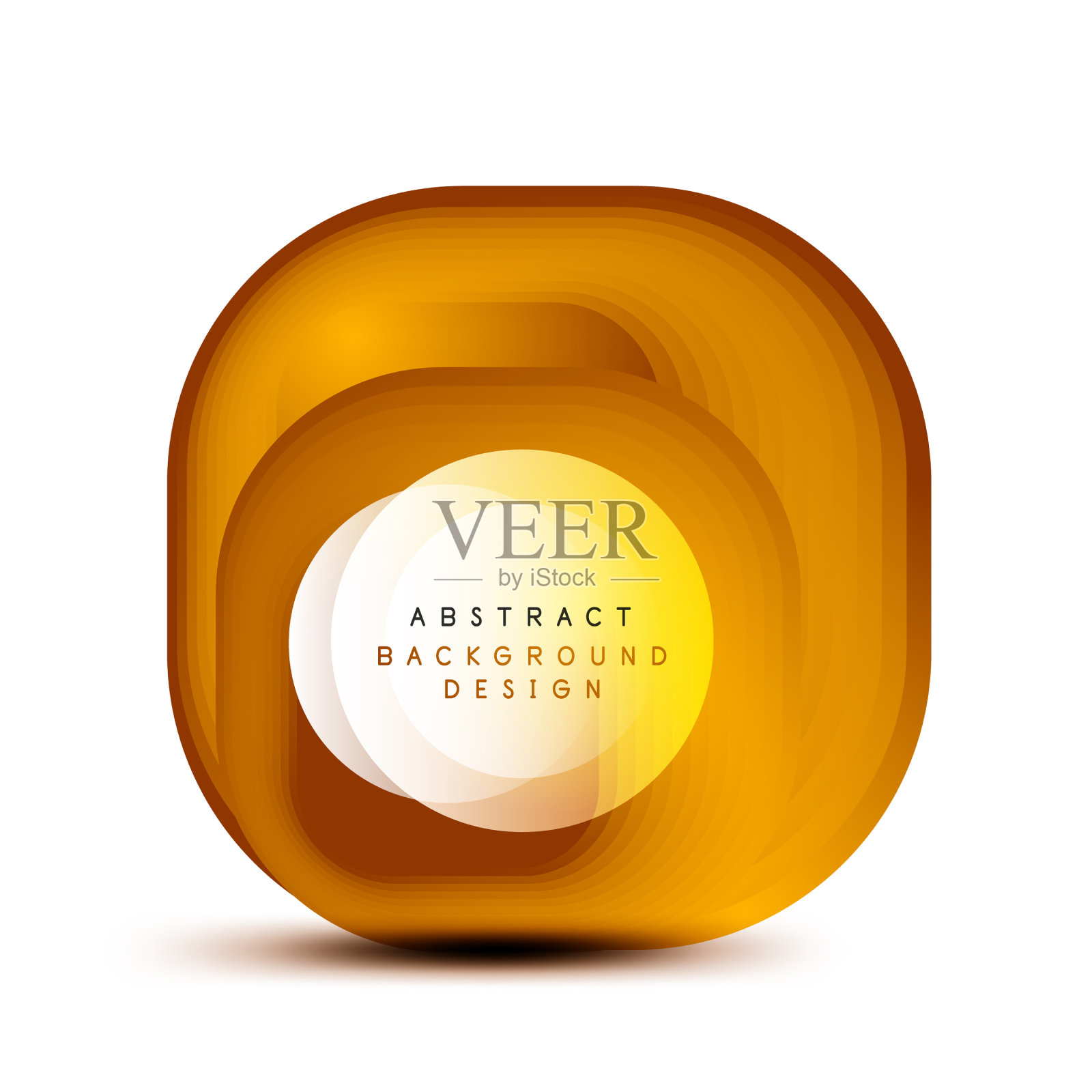 方形几何横幅与3d平滑混合插画图片素材