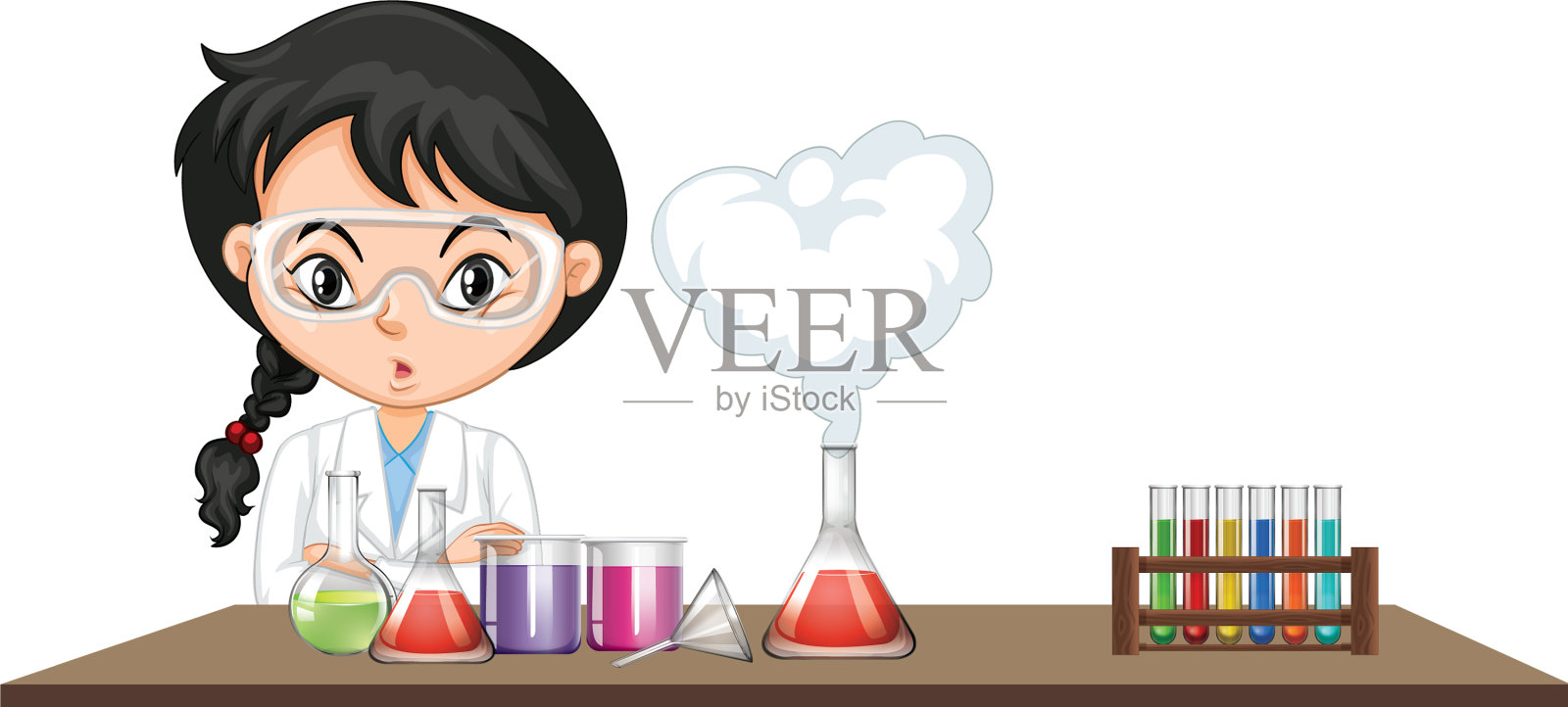 科学家在用化学物质做实验设计元素图片