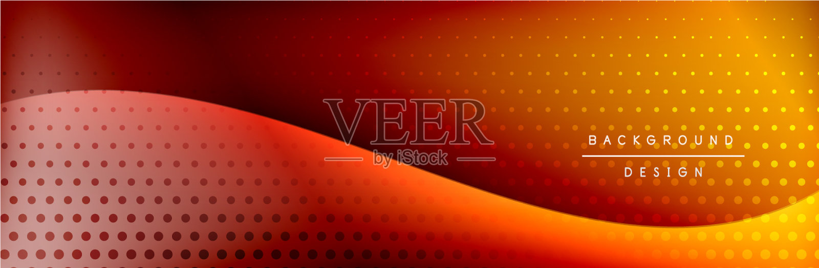 带有3d阴影效果和流体的流动波插画图片素材