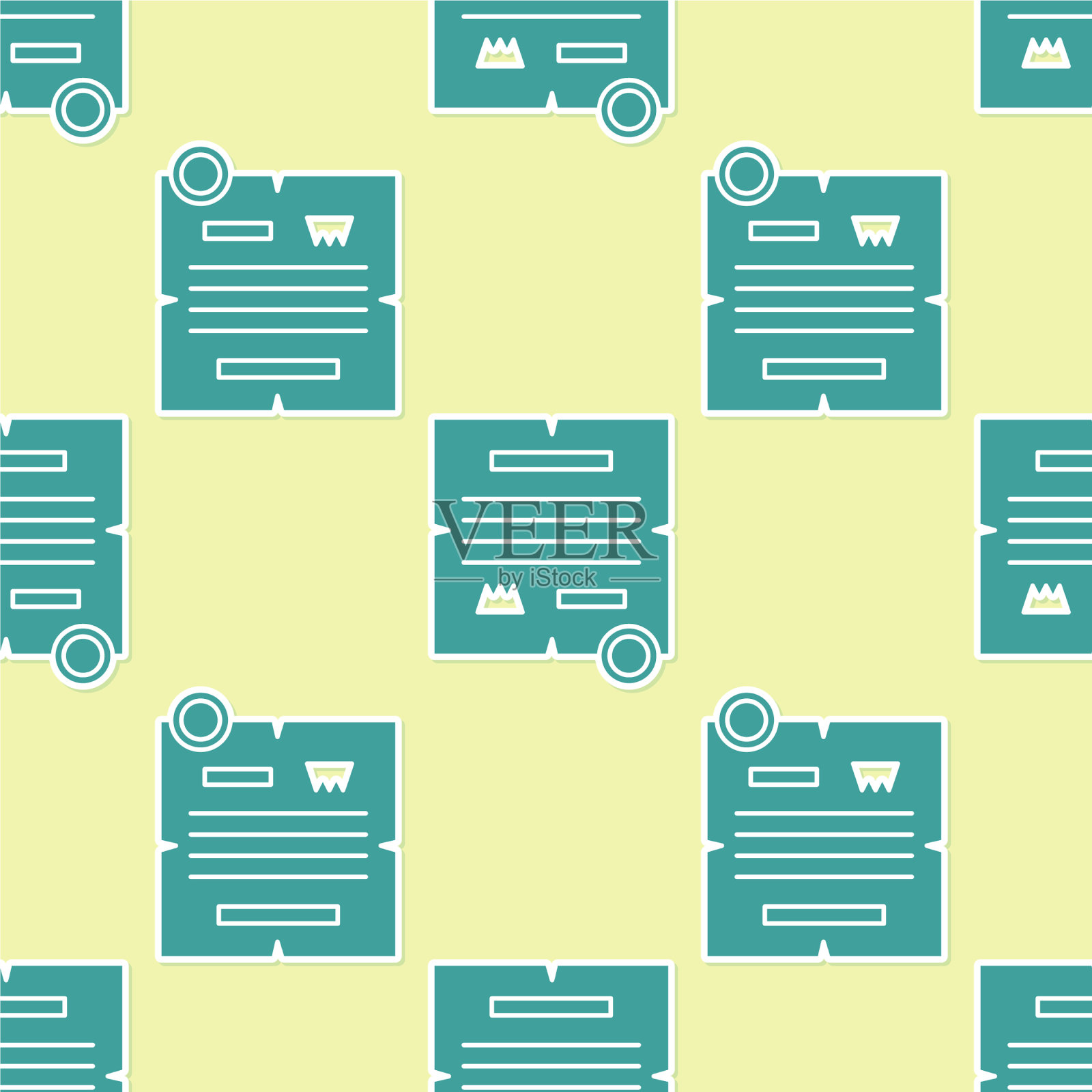 绿色法令纸羊皮纸卷轴图标图标插画图片素材