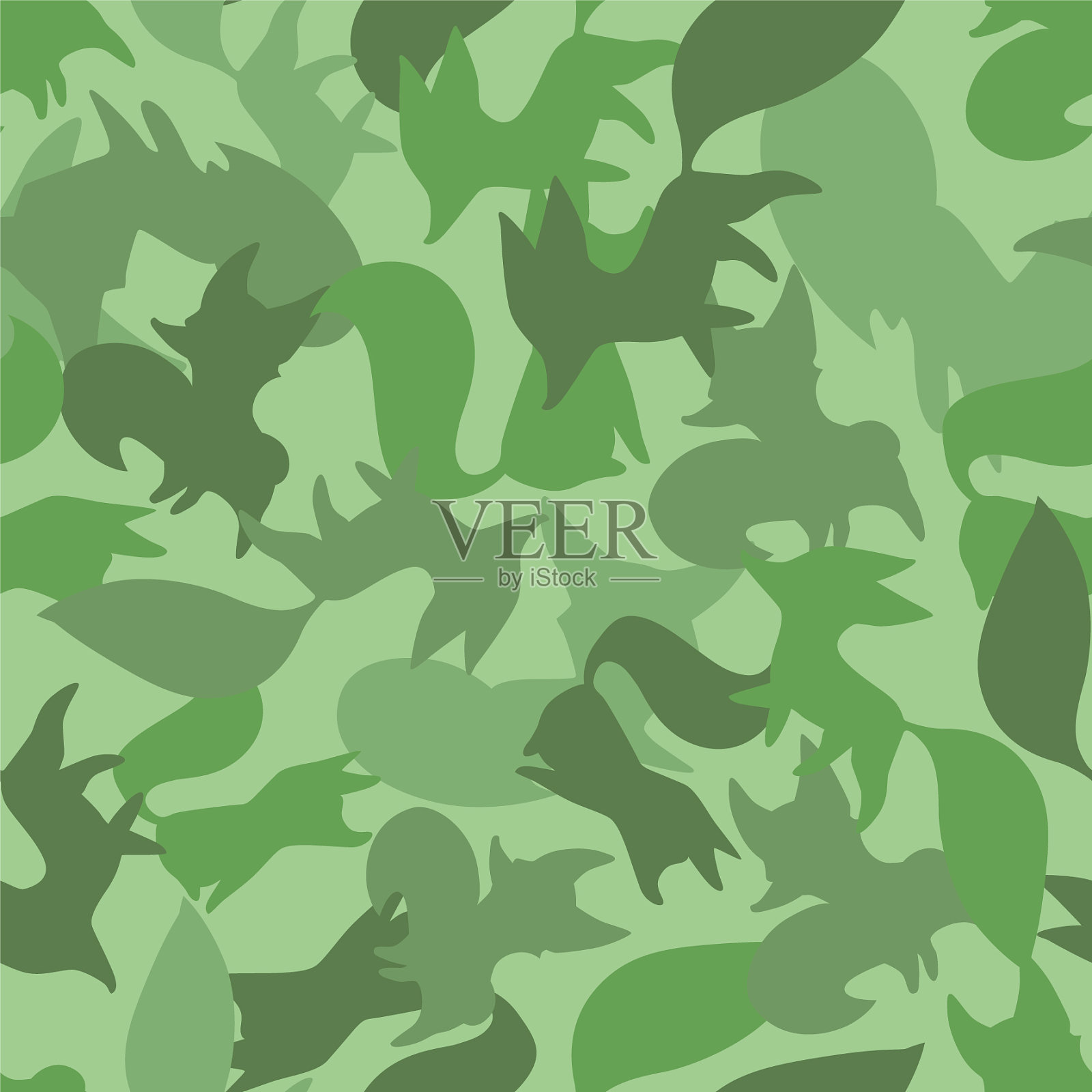 伪装纺织10插画图片素材