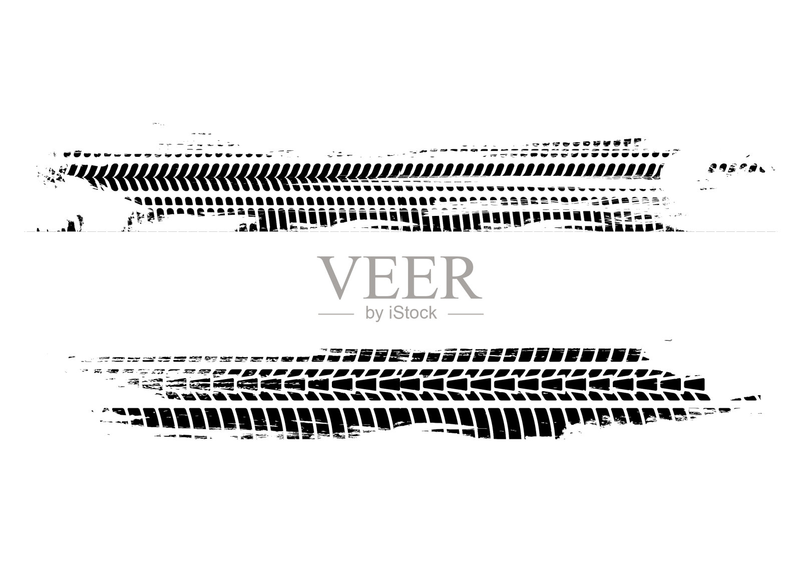 Off road tire track trail print texture越野轮胎痕迹纹理插画图片素材