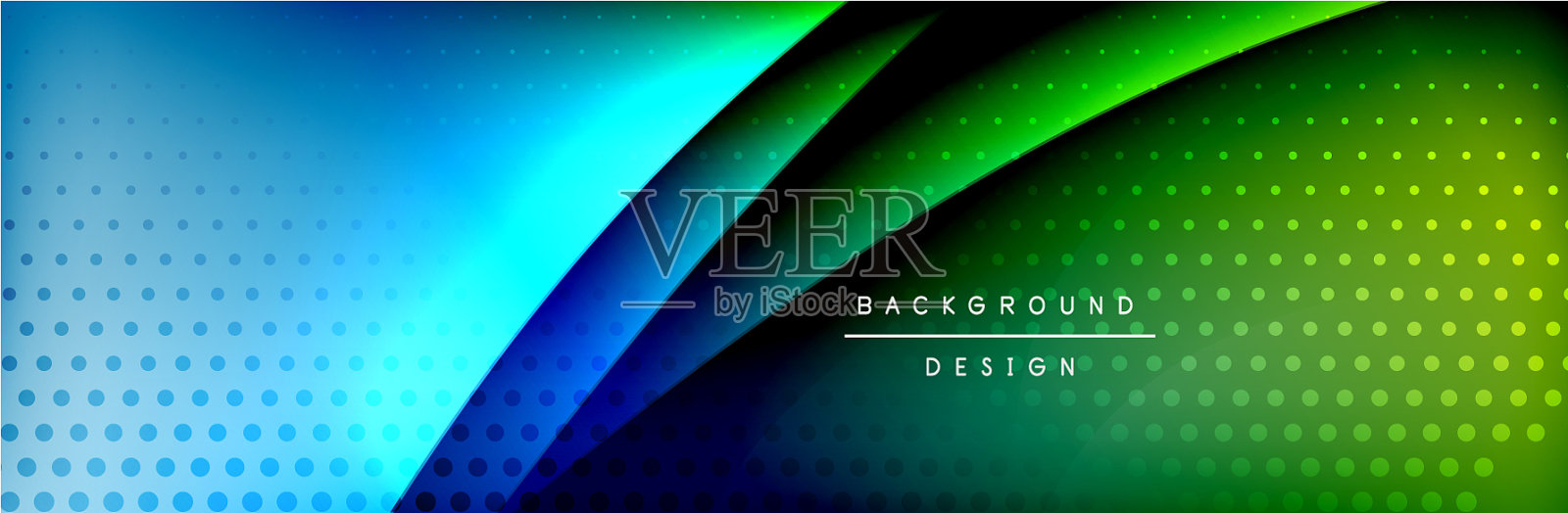 带有3d阴影效果和流体的流动波插画图片素材