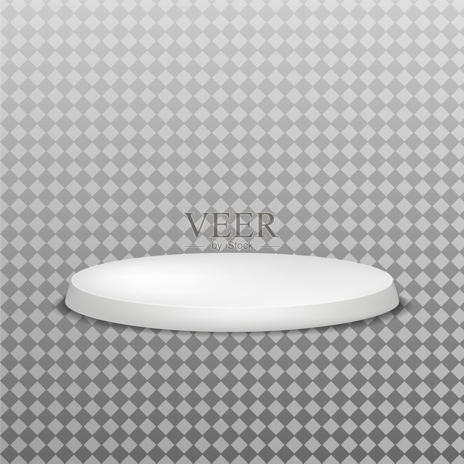 冠军领奖台白色3d回合插画图片素材