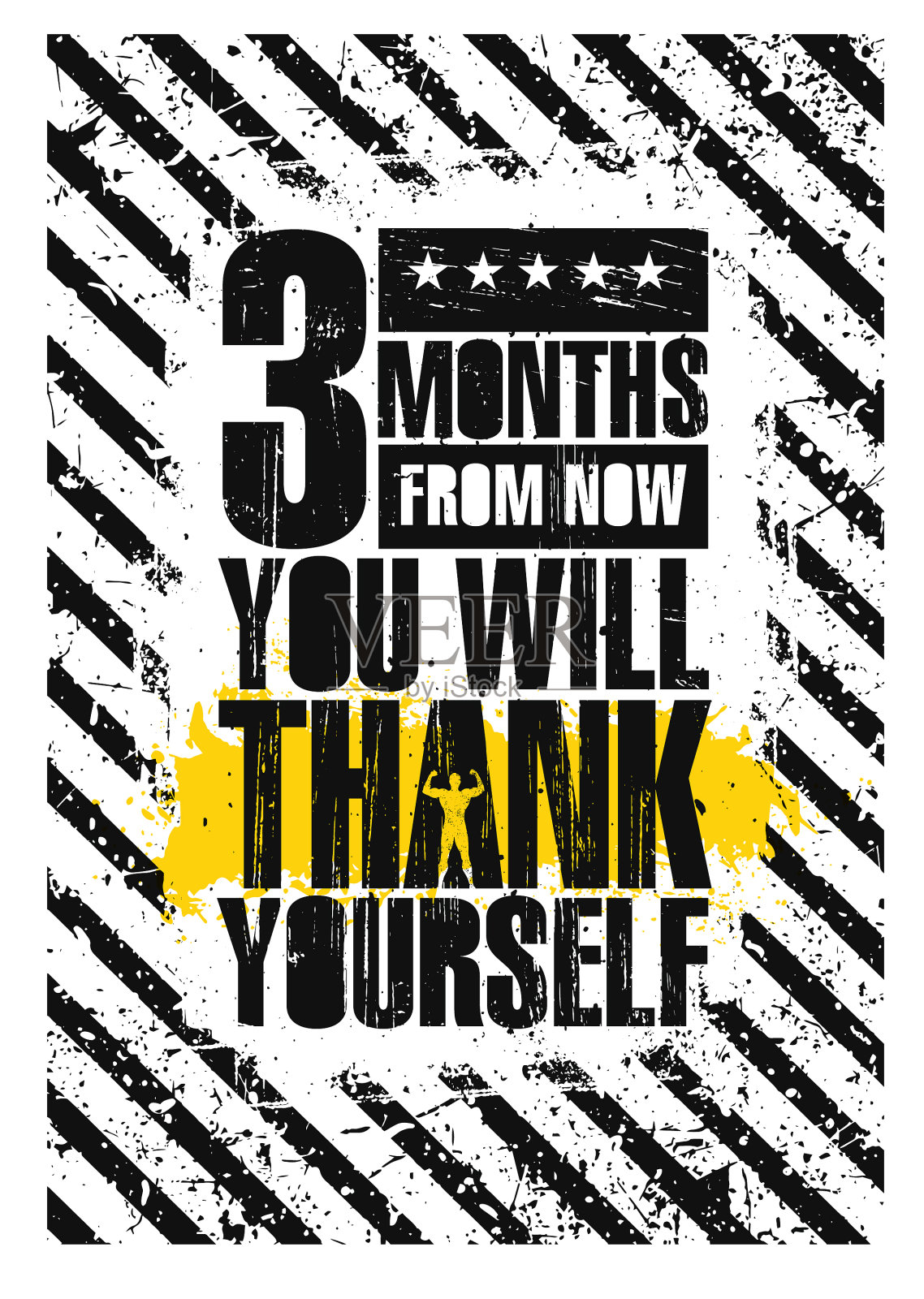 3个月后，你会感谢自己设计元素图片