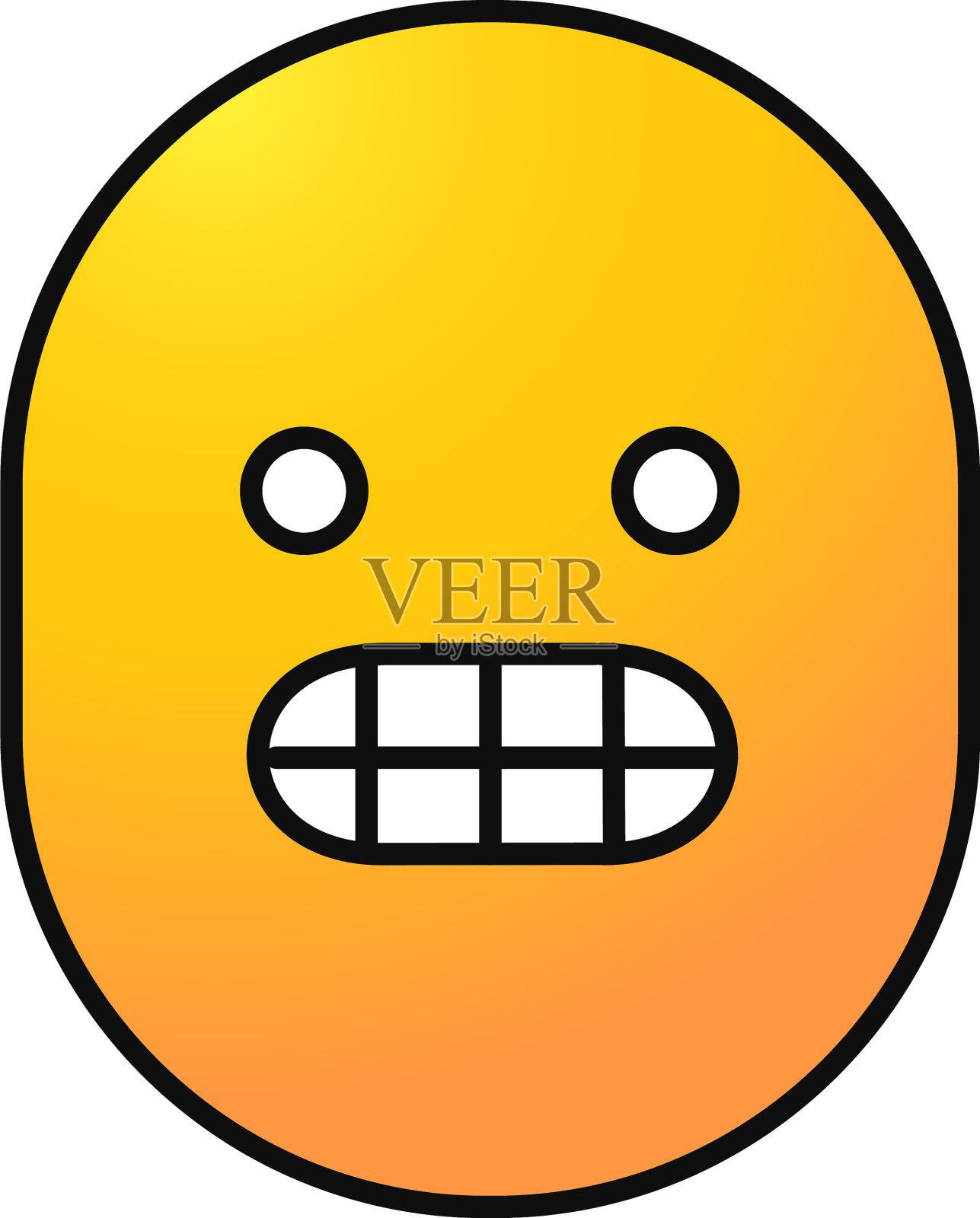 咧嘴笑颜色图标设计元素图片