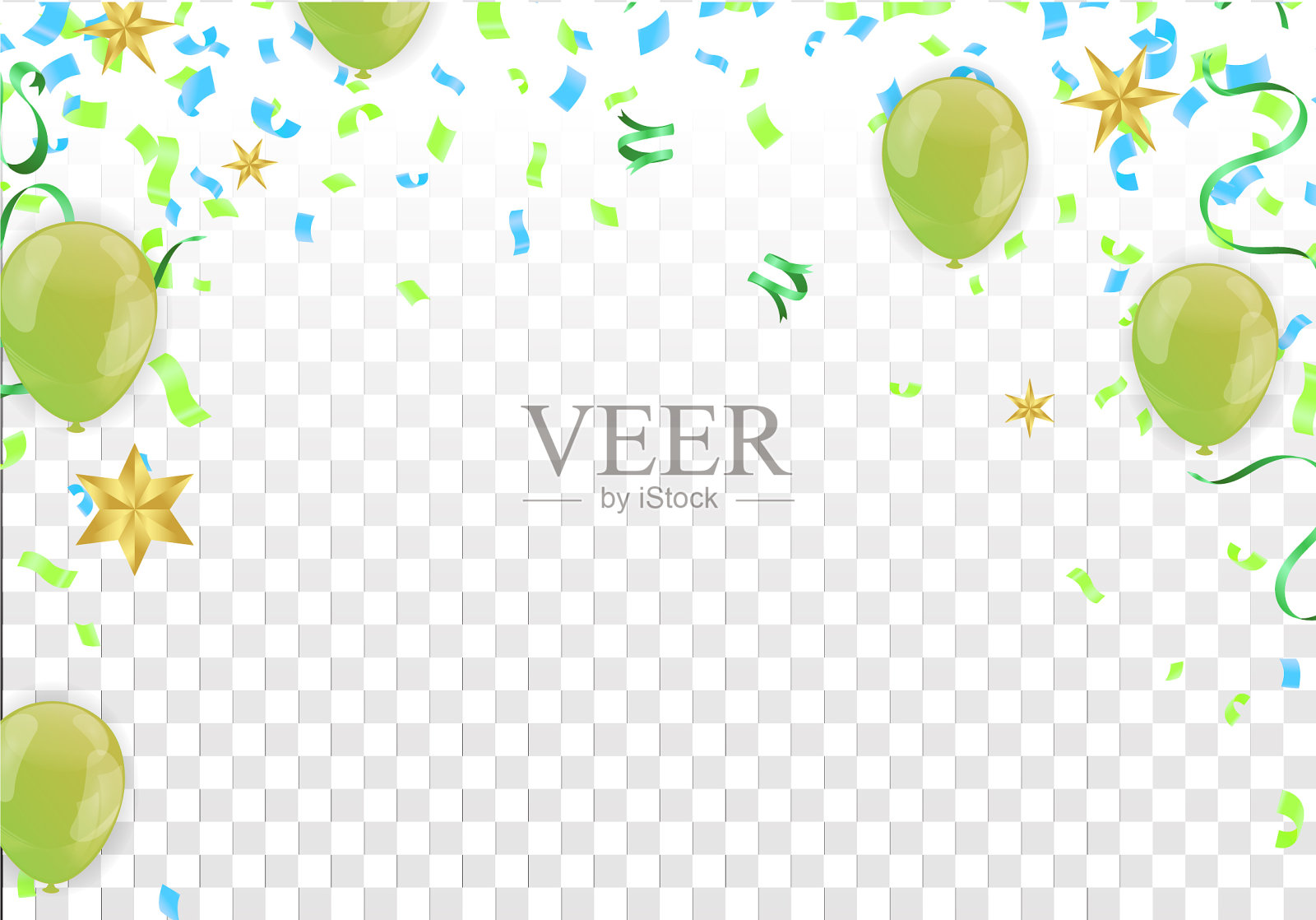 气球节日概念设计模板插画图片素材