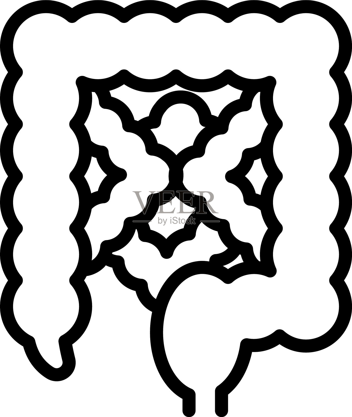 肠插画图片素材