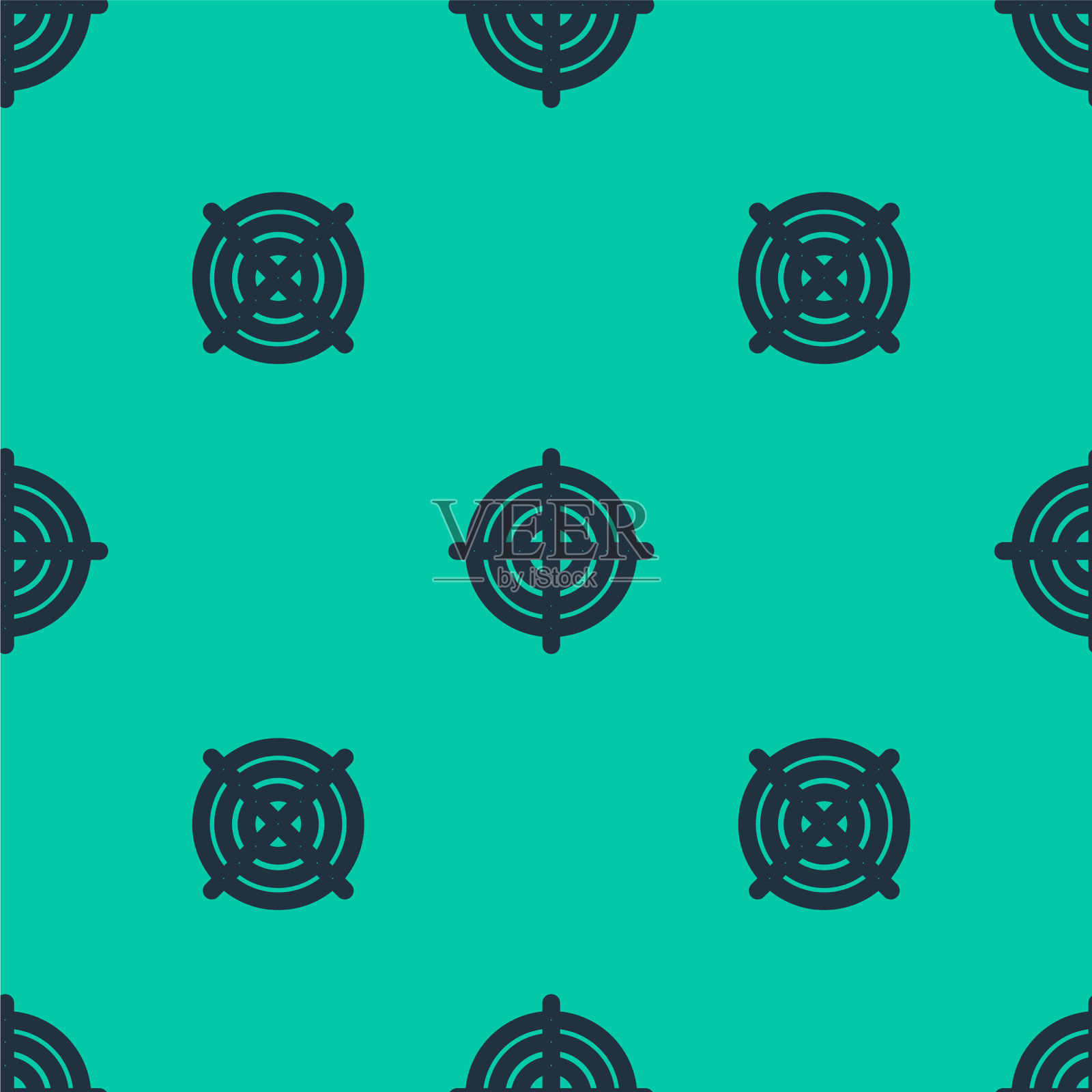 用于射击比赛的蓝线靶运动插画图片素材