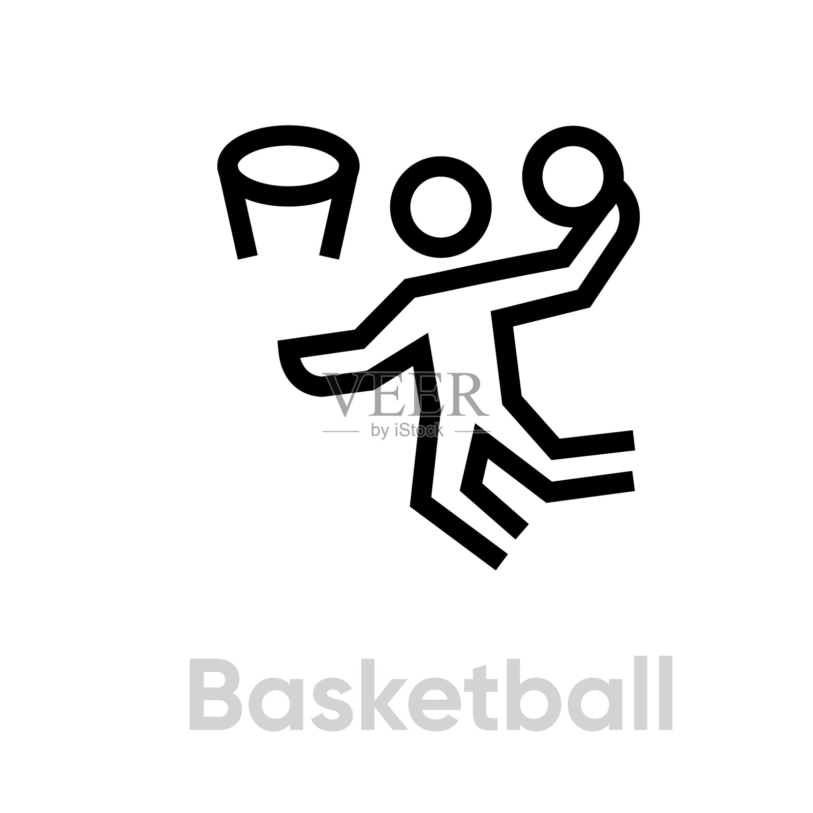 篮球运动图标图标素材