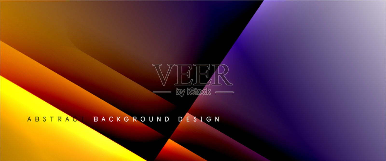 时尚简单的流体色彩渐变抽象插画图片素材