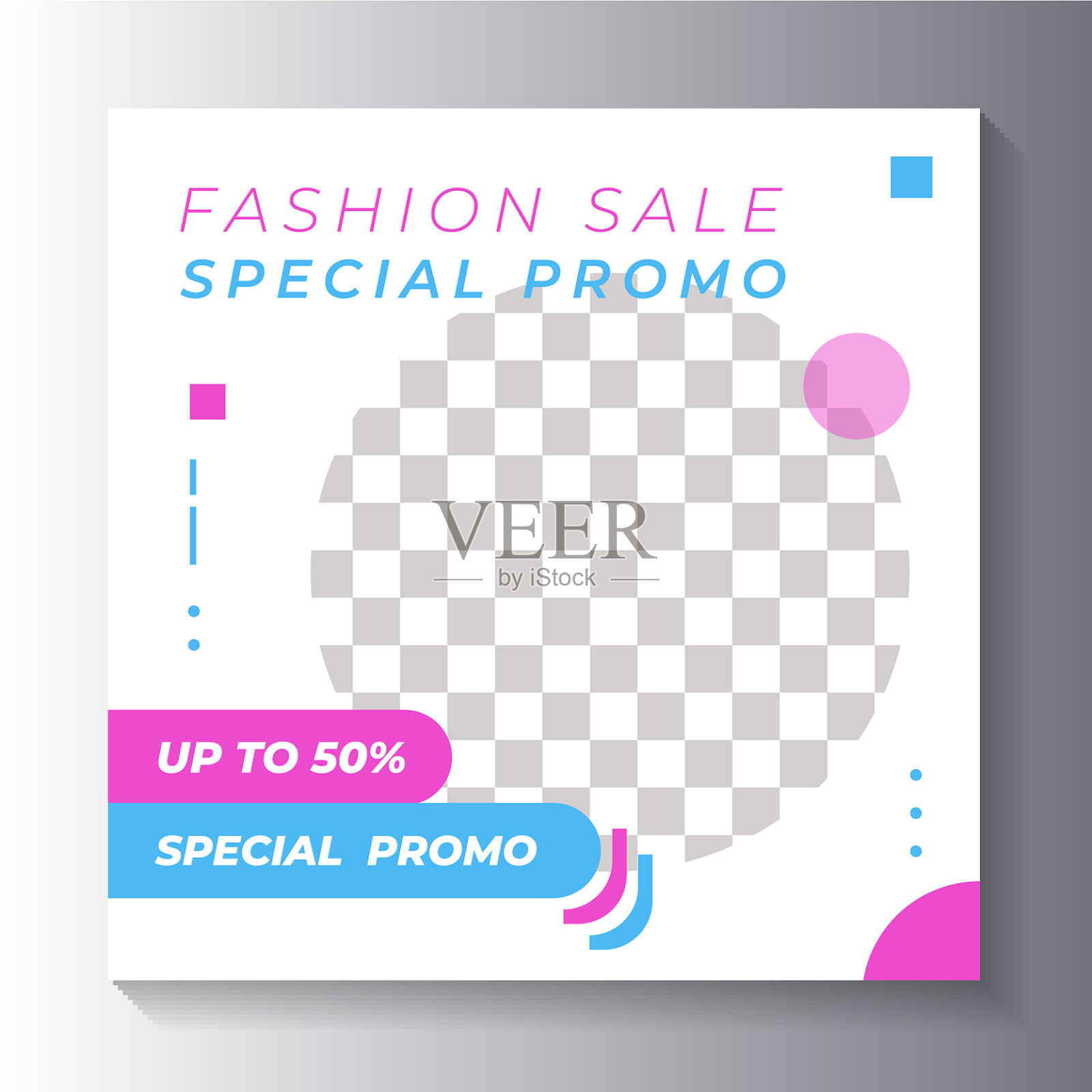 时尚销售社交媒体张贴横幅模板设计模板素材