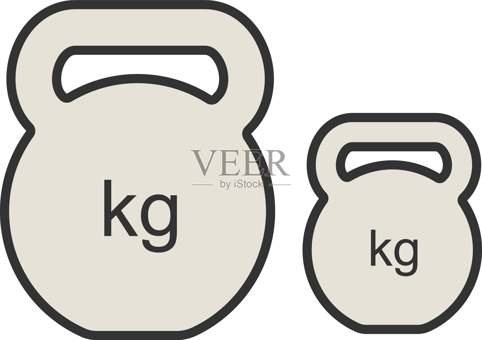kettlebells彩色图标图标素材