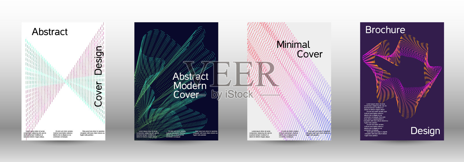 封面设计模板集插画图片素材