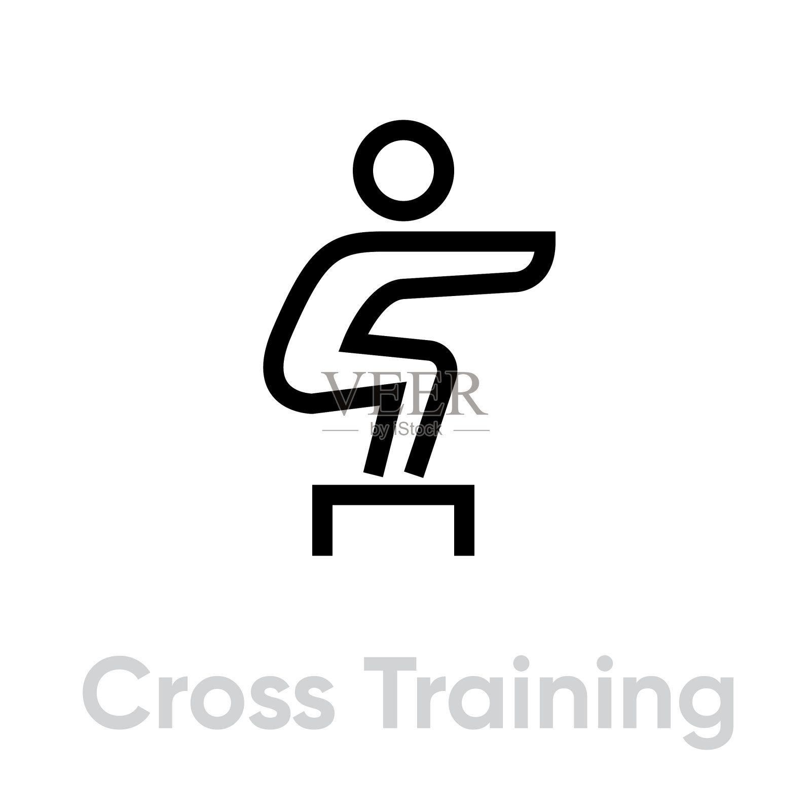 交叉训练运动图标图标素材