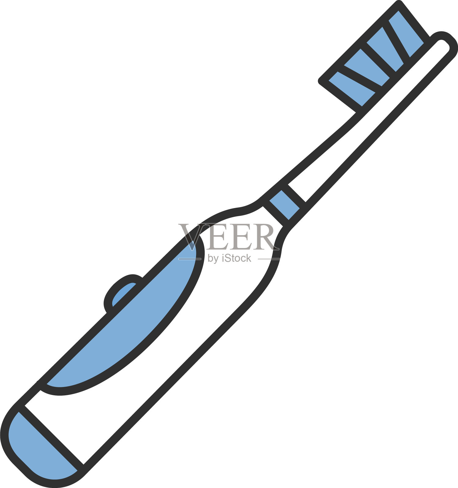 电动牙刷颜色图标设计元素图片