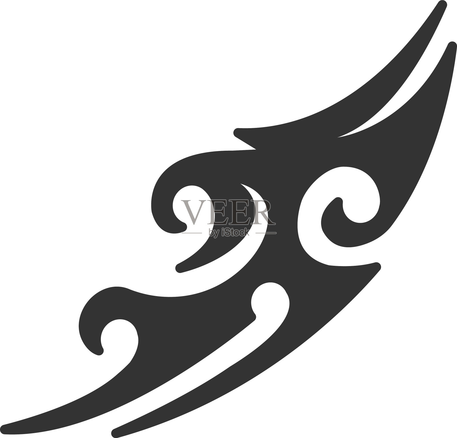 纹身图像字形图标设计元素图片