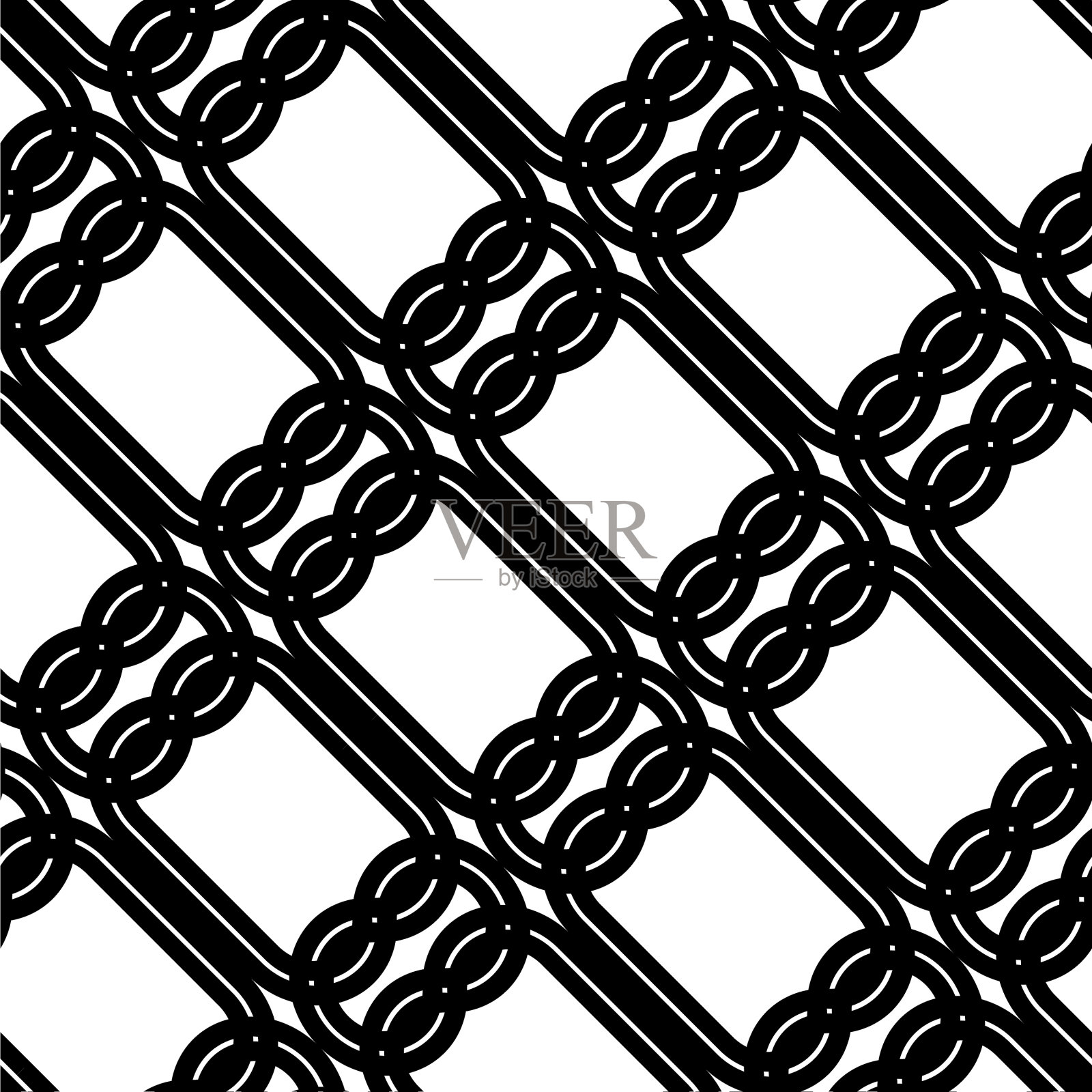 设计无缝单色光栅图案插画图片素材