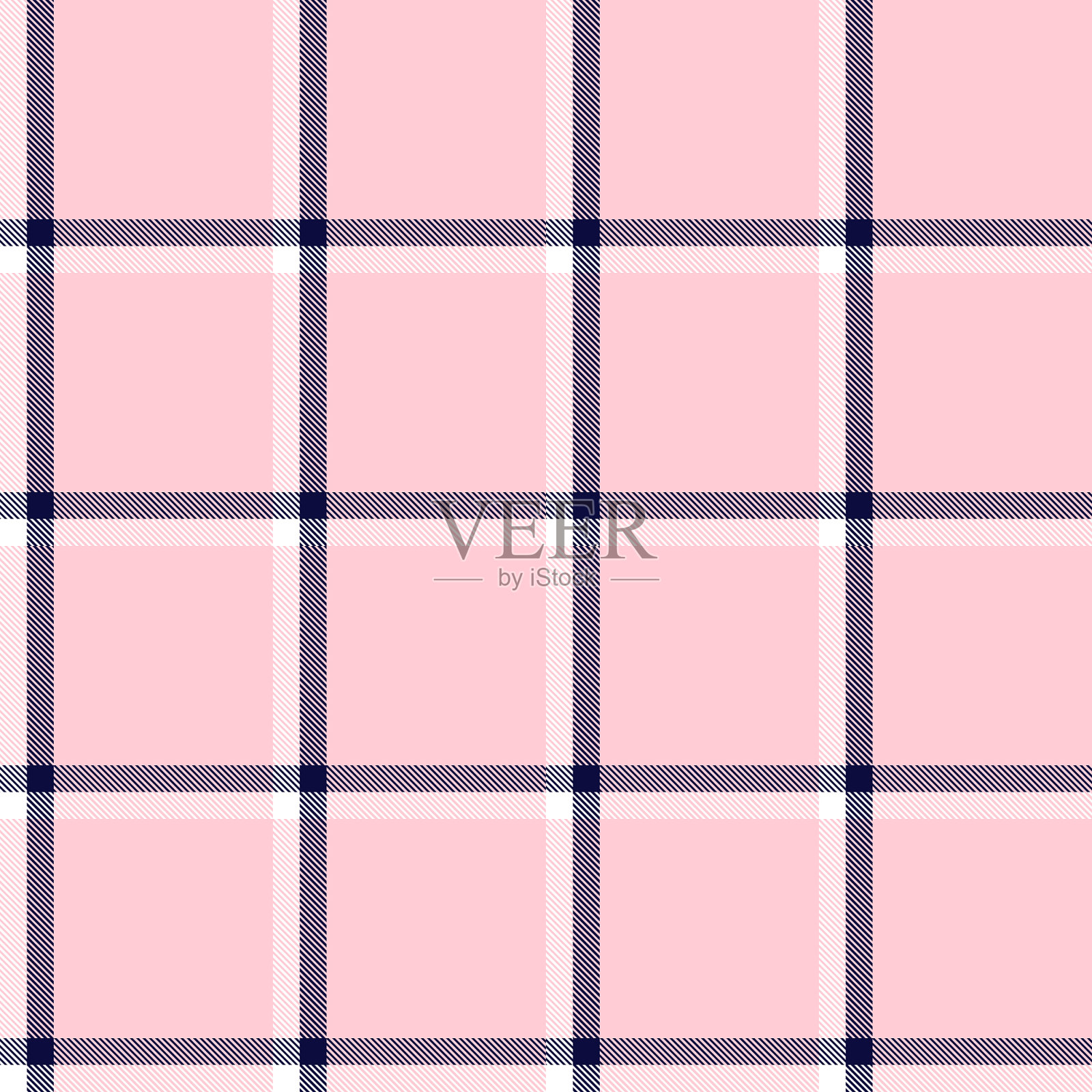 经典现代格子花呢无缝图案插画图片素材