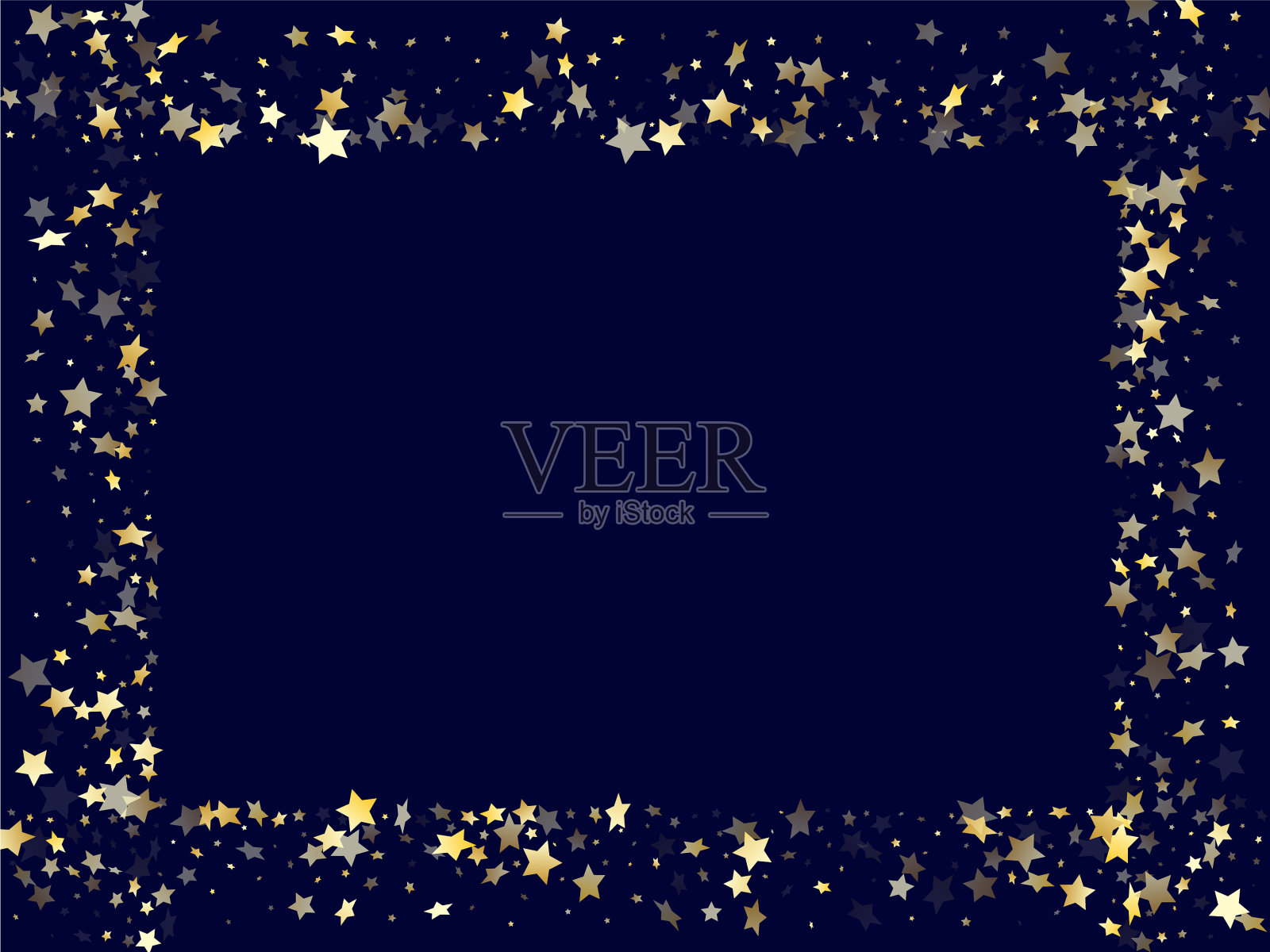 金色渐变星尘闪耀背景插画图片素材